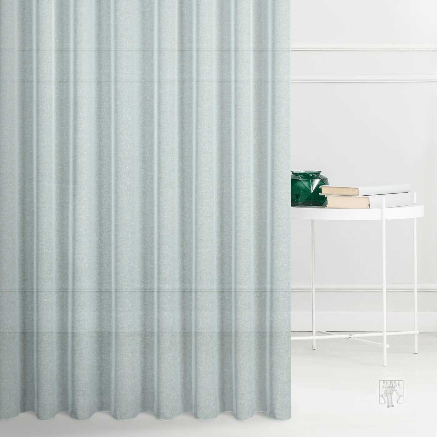 Záclona metráž 5500/ETA mätová E