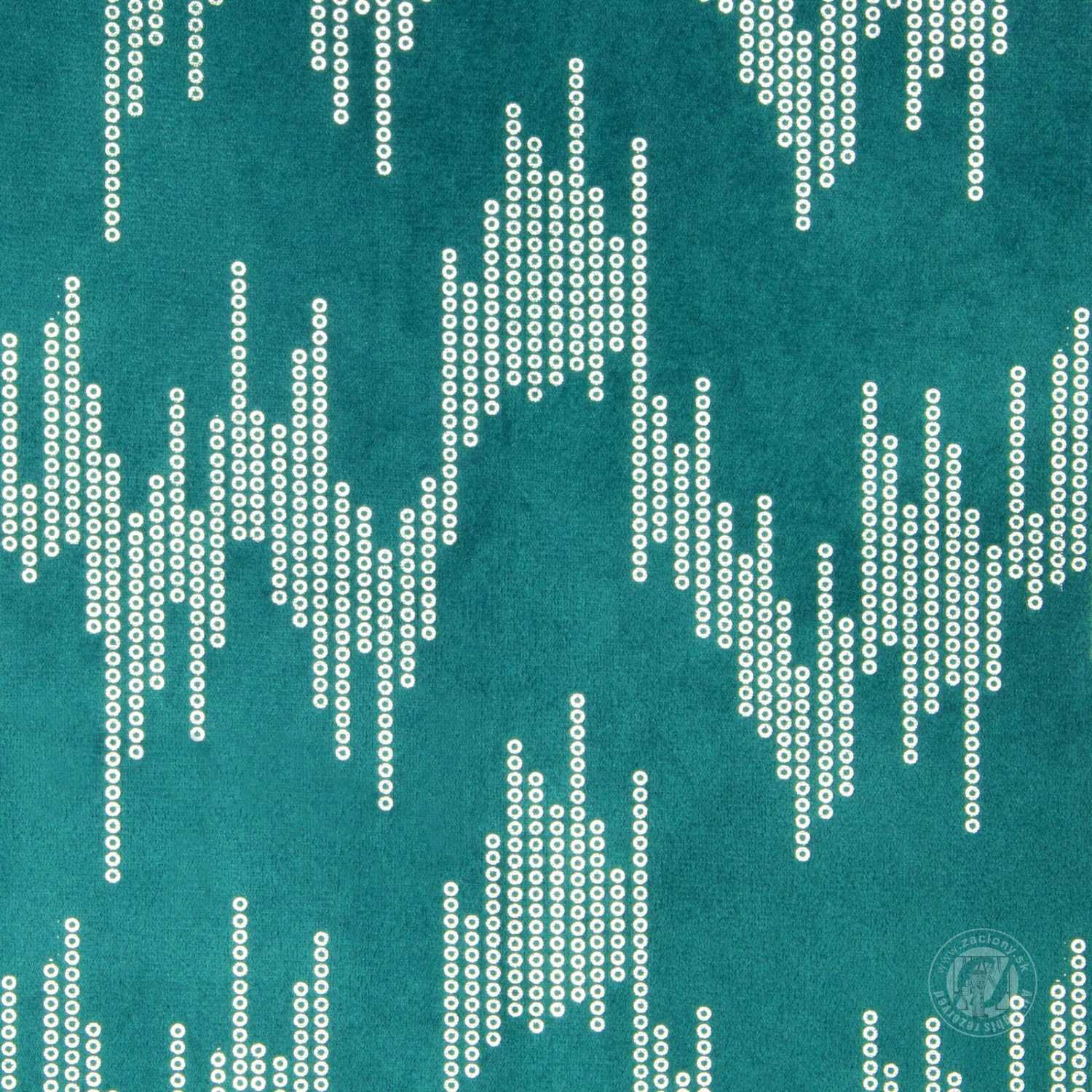 Záves CHILL na krúžkoch 140x250 cm tyrkysový