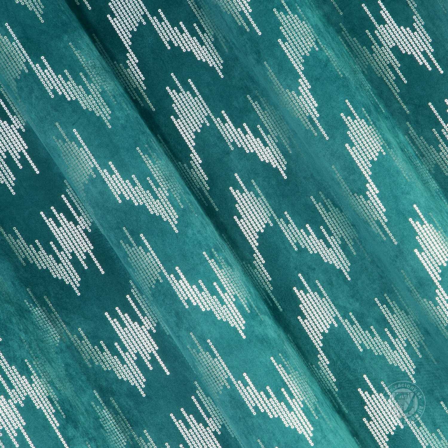 Záves CHILL na krúžkoch 140x250 cm tyrkysový