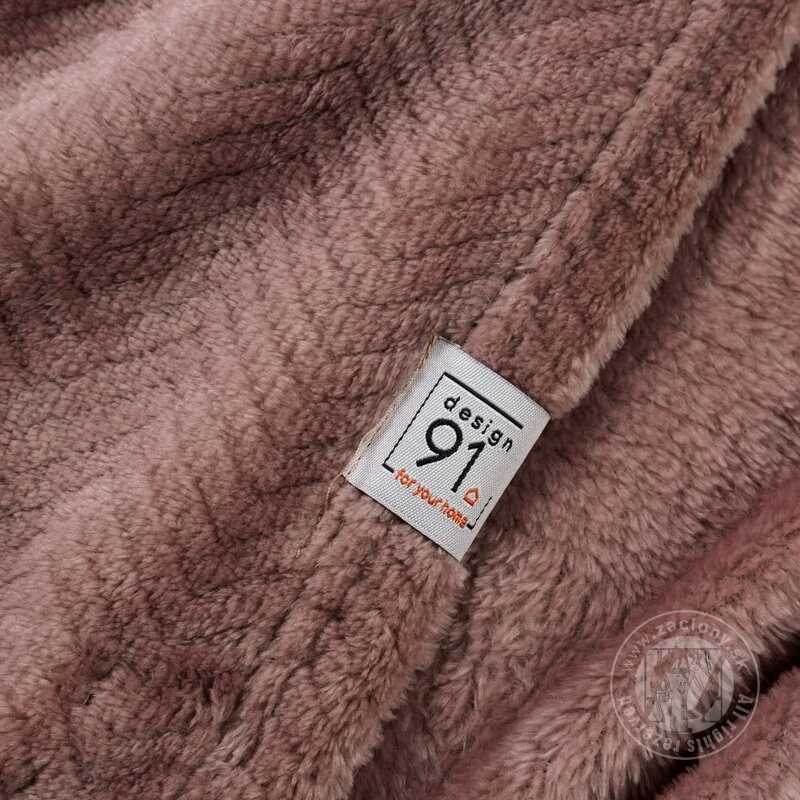 Deka z mikroflanelu CINDY5 170x210cm tehlová