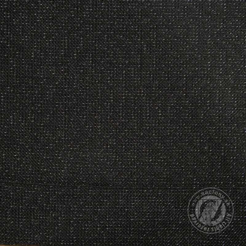 Hotový obrus STELLA1 145x350cm čierny so striebornou niťou