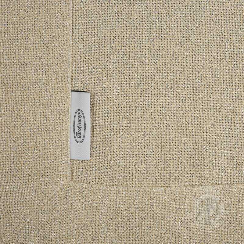 Hotový obrus STELLA1 145x350cm béžový so zlatou niťou