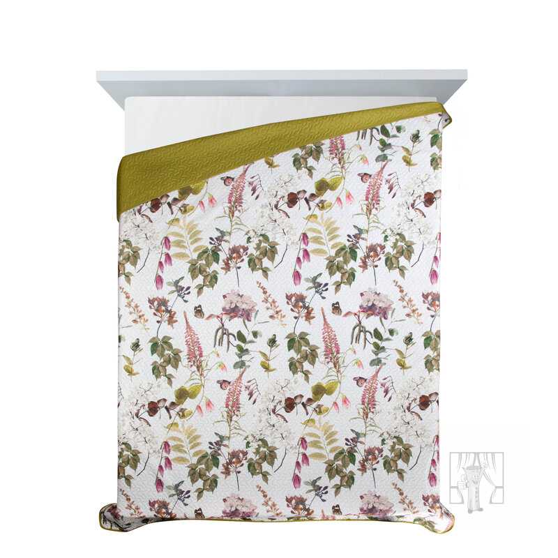  Zamatový prehoz na posteľ ROSA 200x220 cm