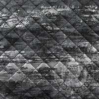 Prehoz na posteľ BLINK3 220x240cm čierna/strieborná