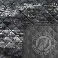 Prehoz na posteľ BLINK3 220x240cm čierna/strieborná