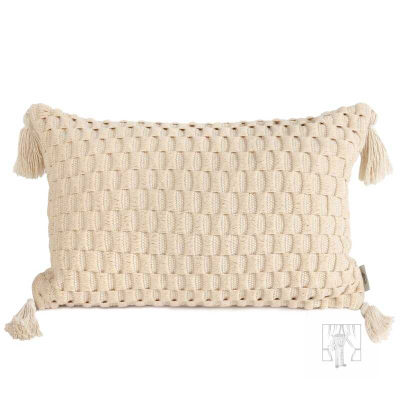 Obliečka na vankúš so strapcami SEVILLE 60x60cm béžová