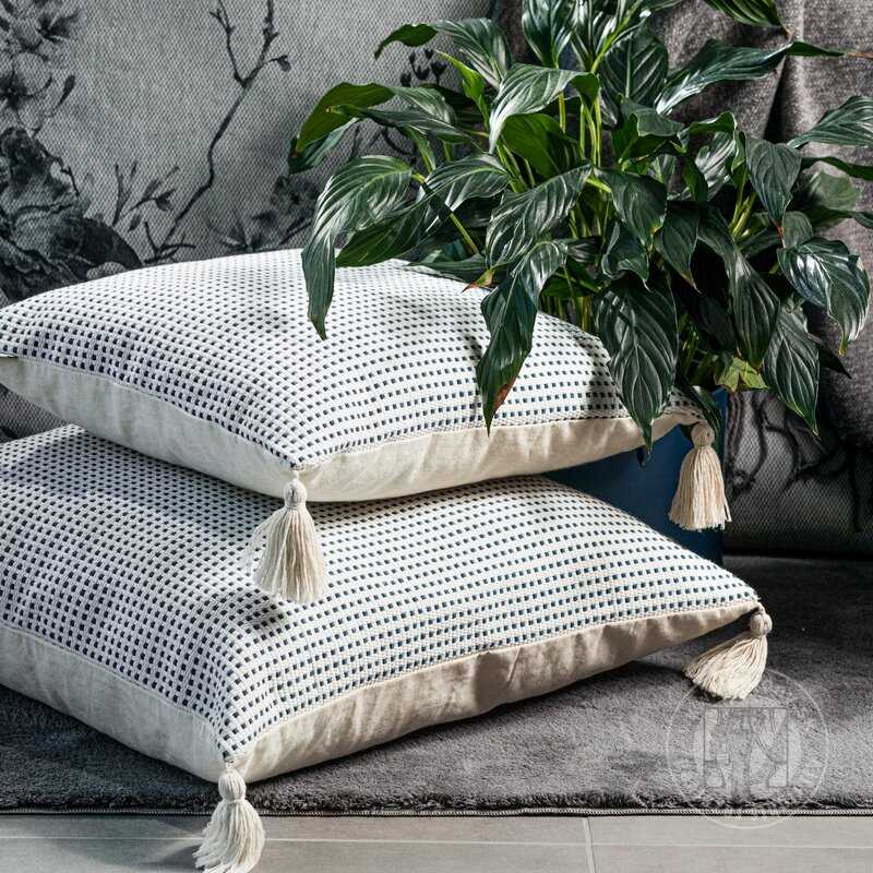 Obliečka na vankúš PALERMO 30x50cm krémová/granátová