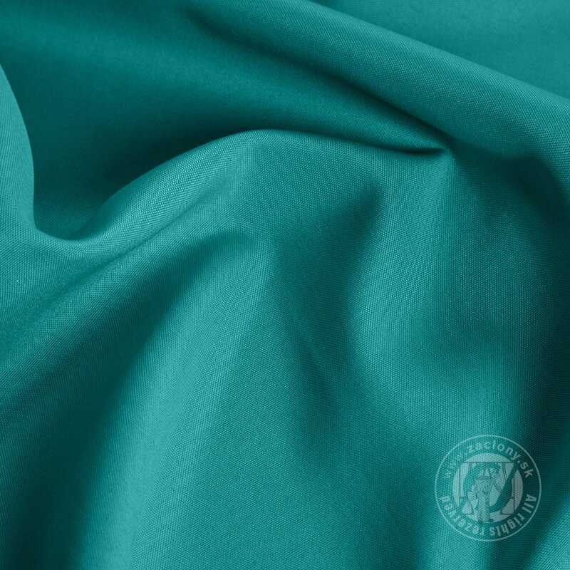 Záves RITA na krúžkoch tyrkysový 140x250cm