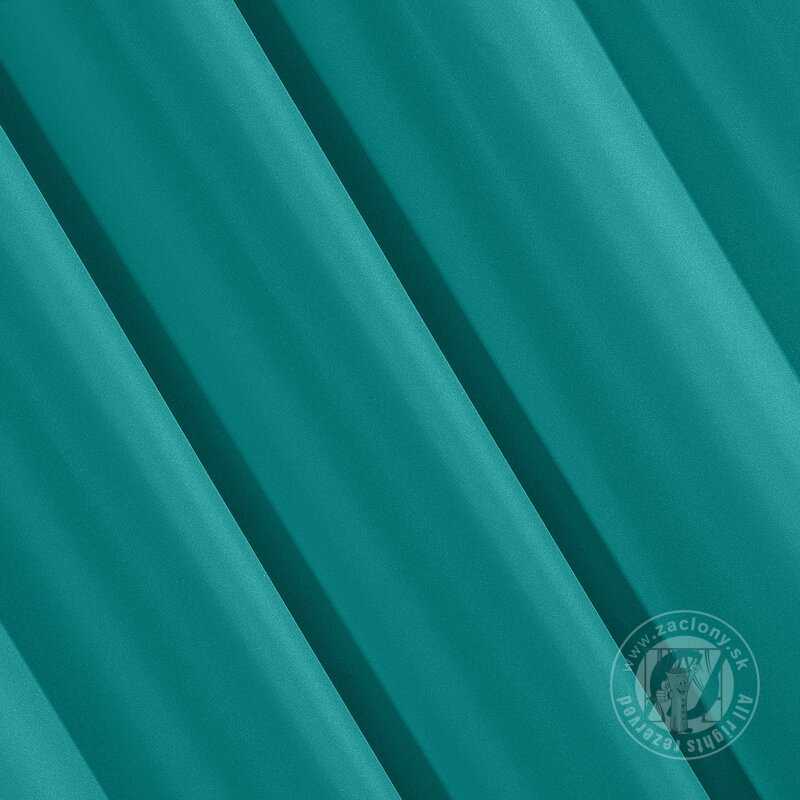 Záves RITA na krúžkoch tyrkysový 140x250cm