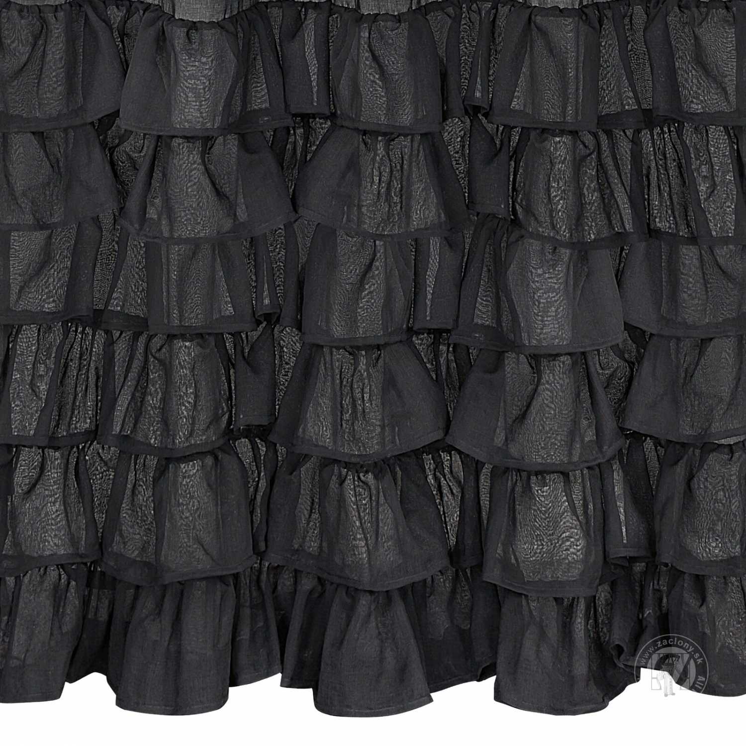 Záclona DOLLY na páske 140x250 cm čierna