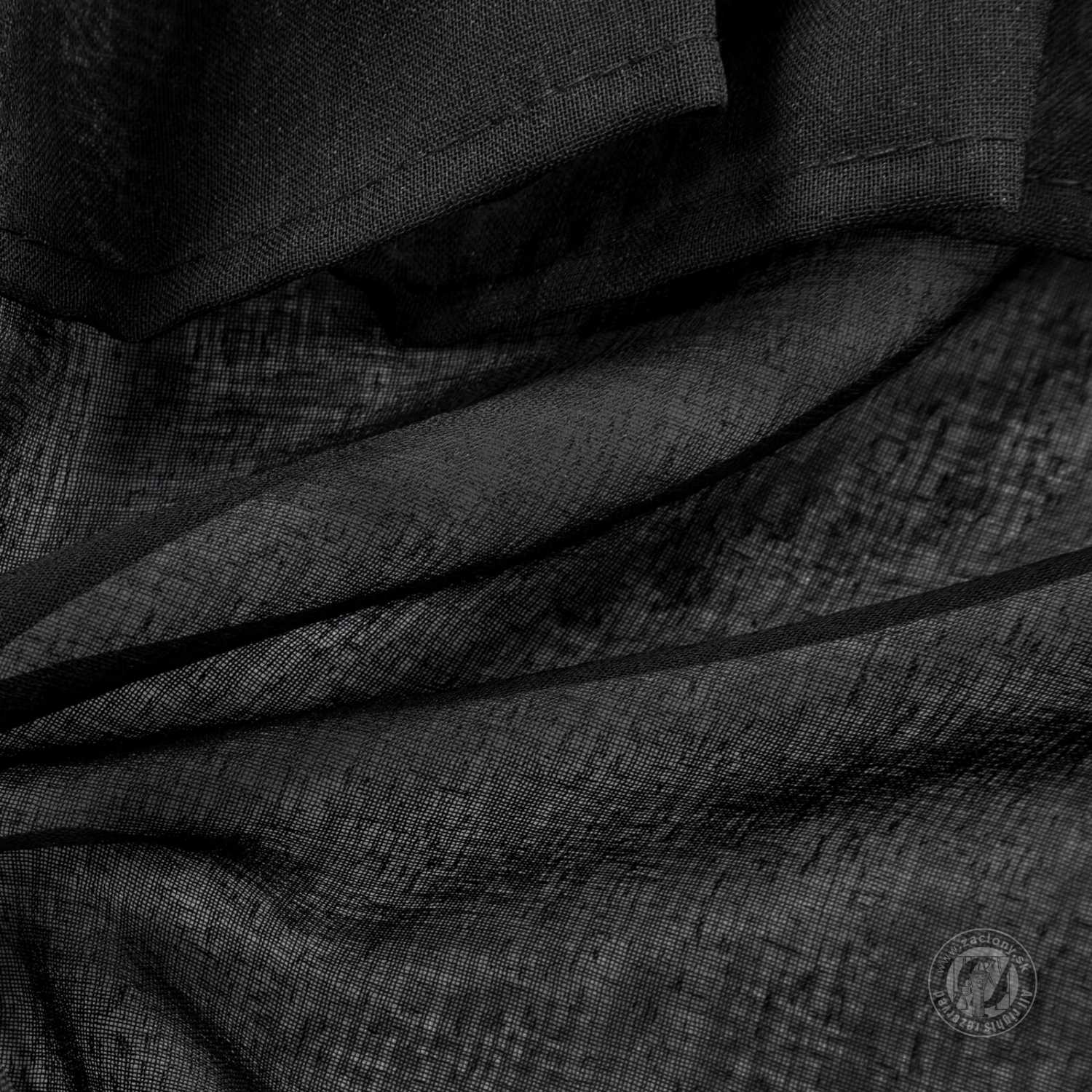 Záclona DOLLY na páske 140x250 cm čierna