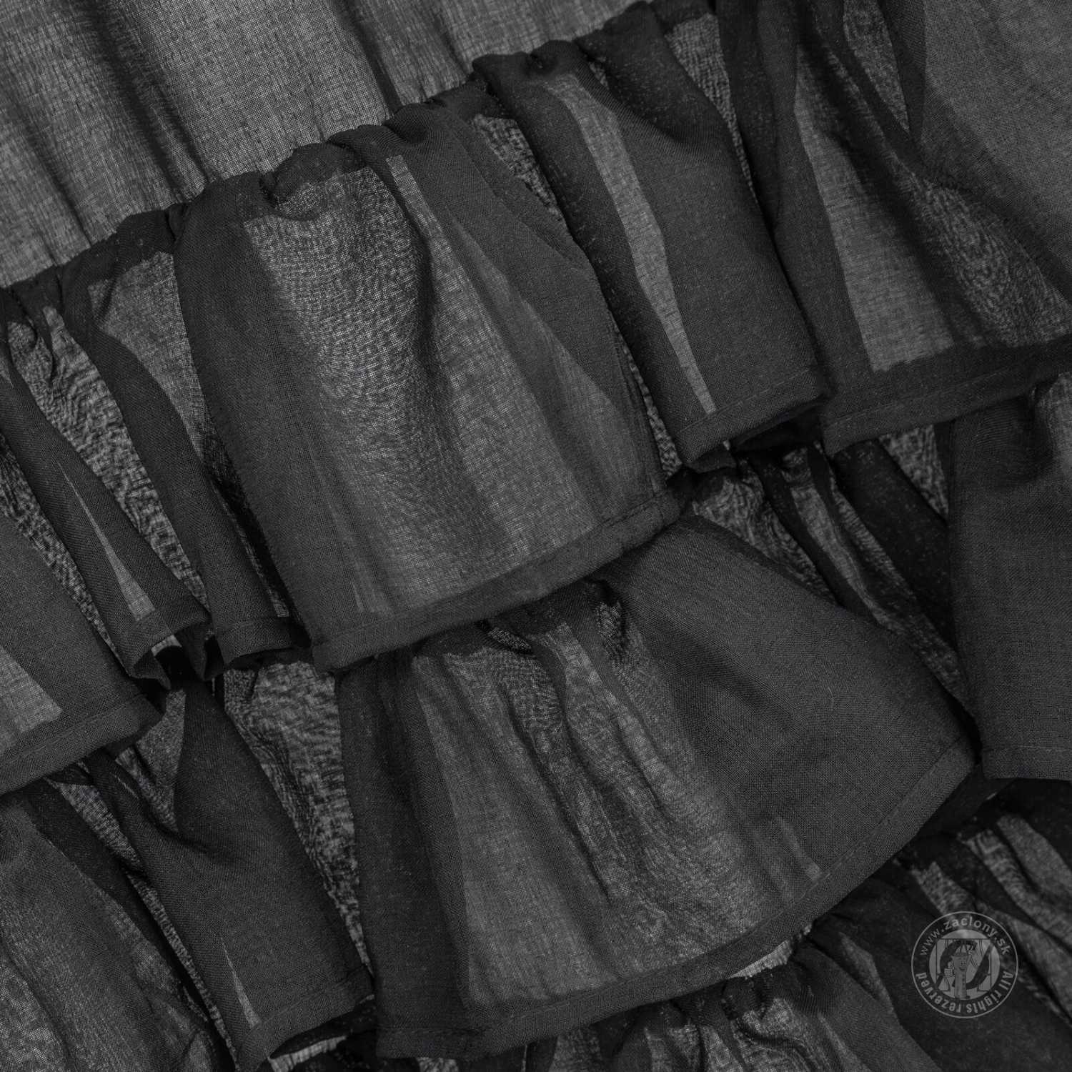 Záclona DOLLY na páske 140x250 cm čierna