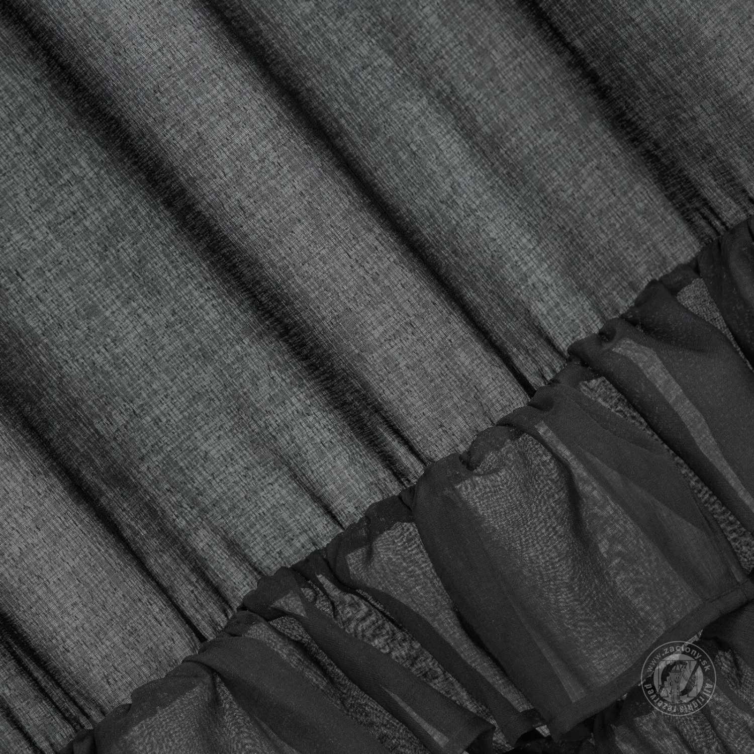 Záclona DOLLY na páske 140x250 cm čierna