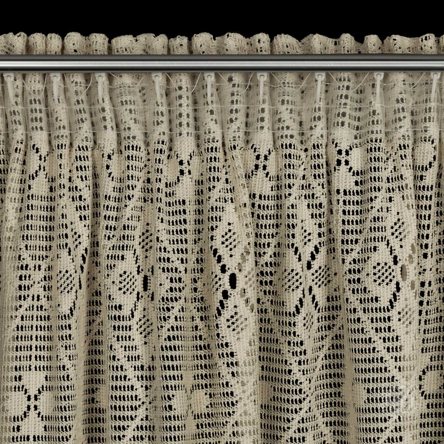  Záclona NELA na páske 140x270 cm béžová