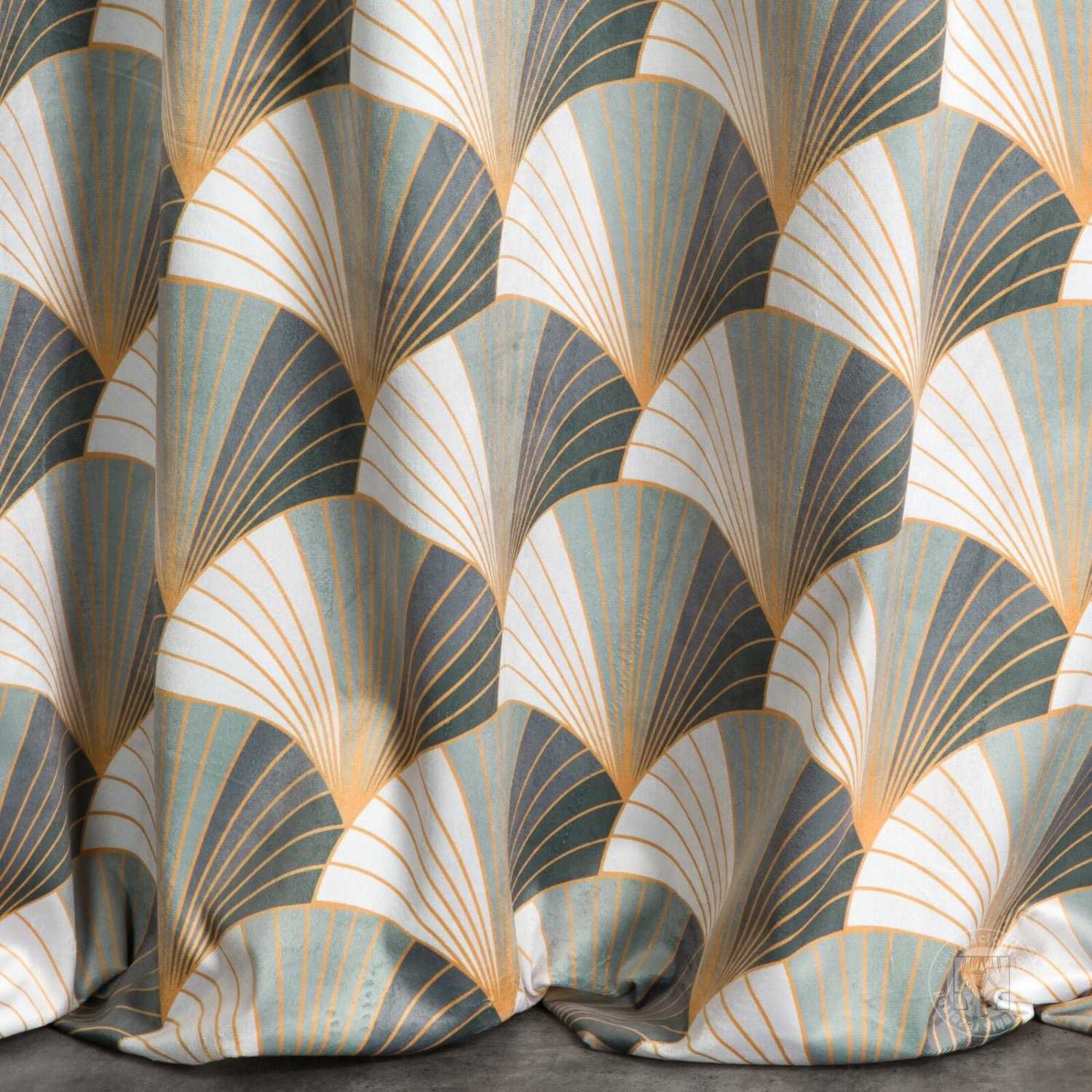 Záves GINA na krúžkoch 140x250 cm oceľový/svetlosivý