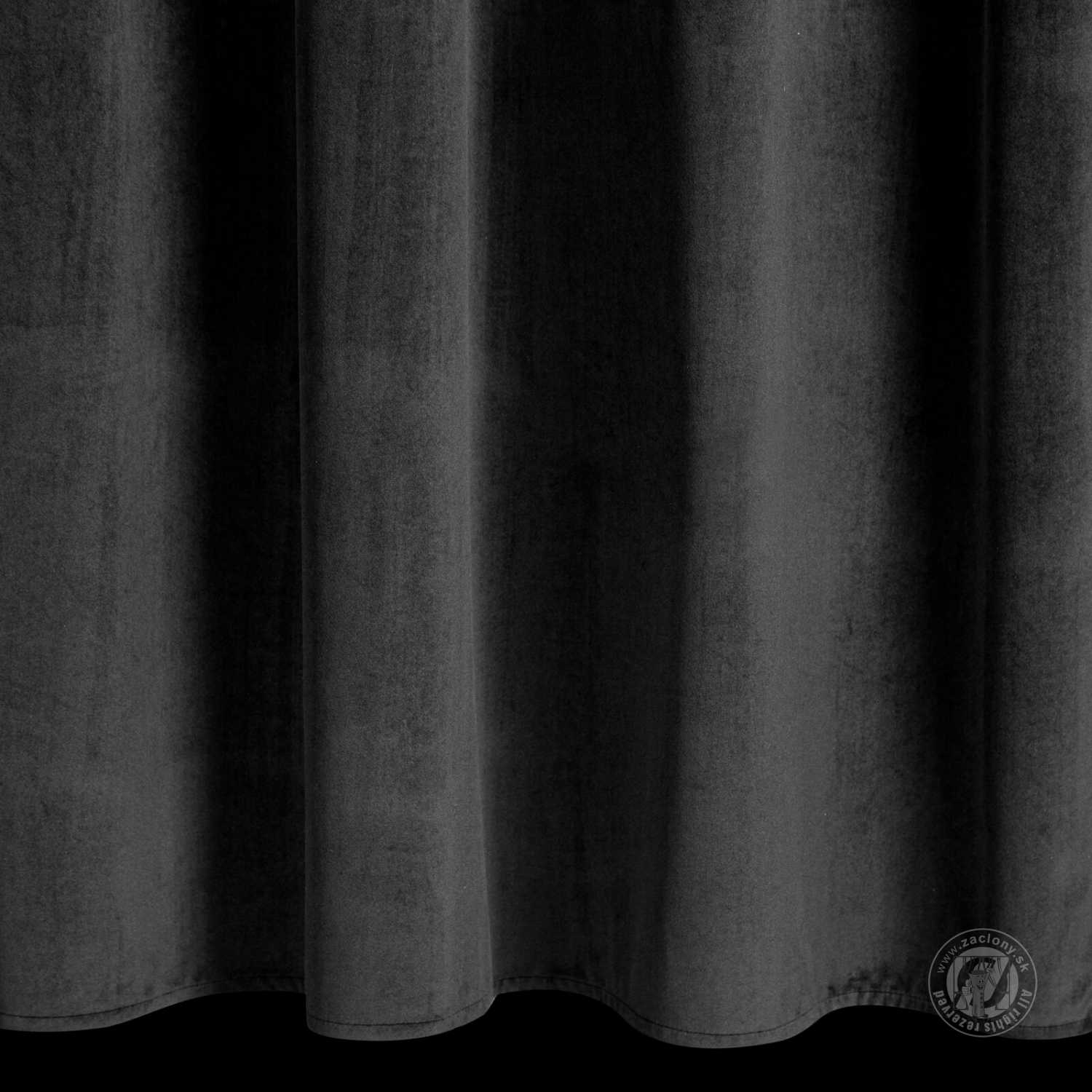 Záves ERIN na krúžkoch 140x250 cm čierny