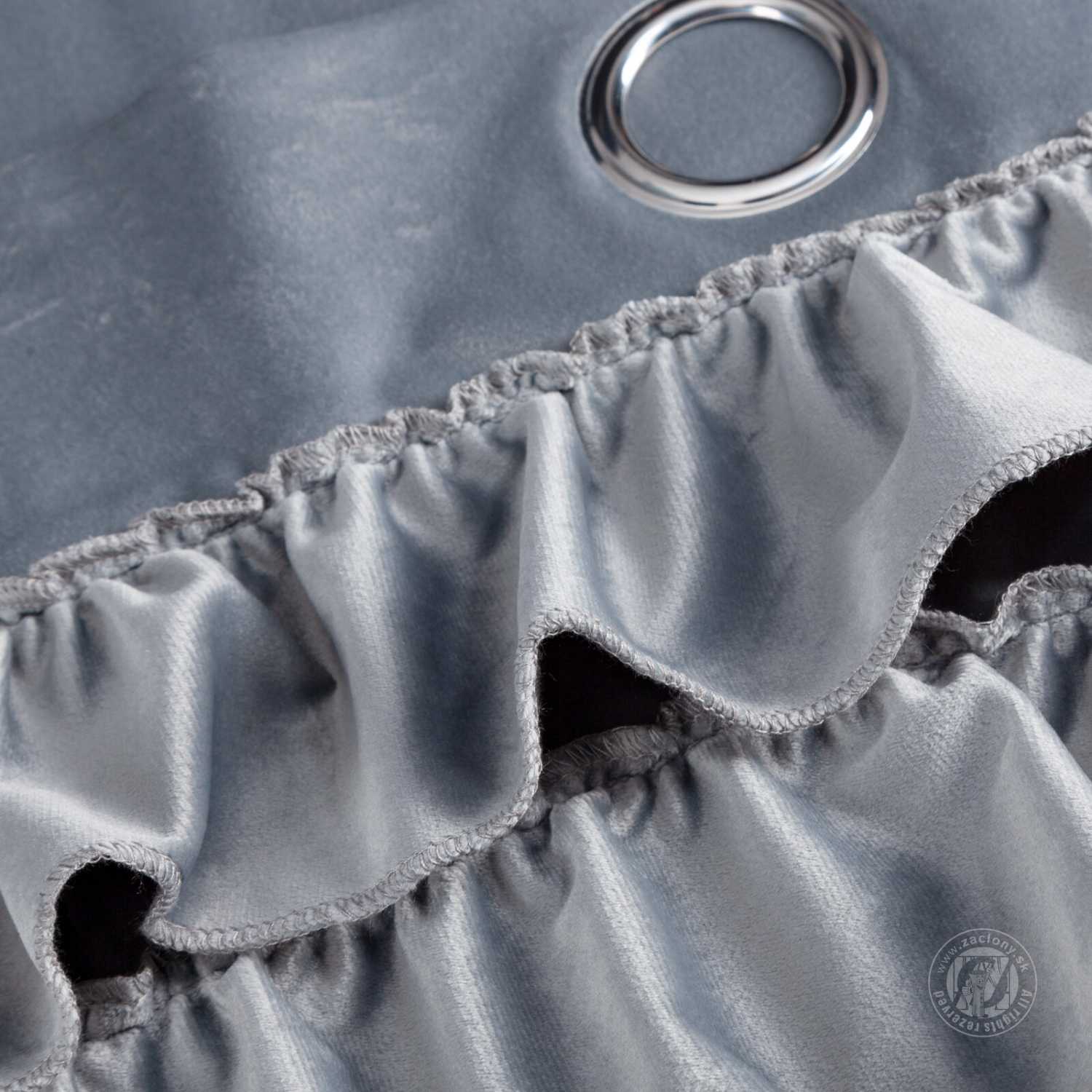 Záves ERIN na krúžkoch 140x250 cm sivý