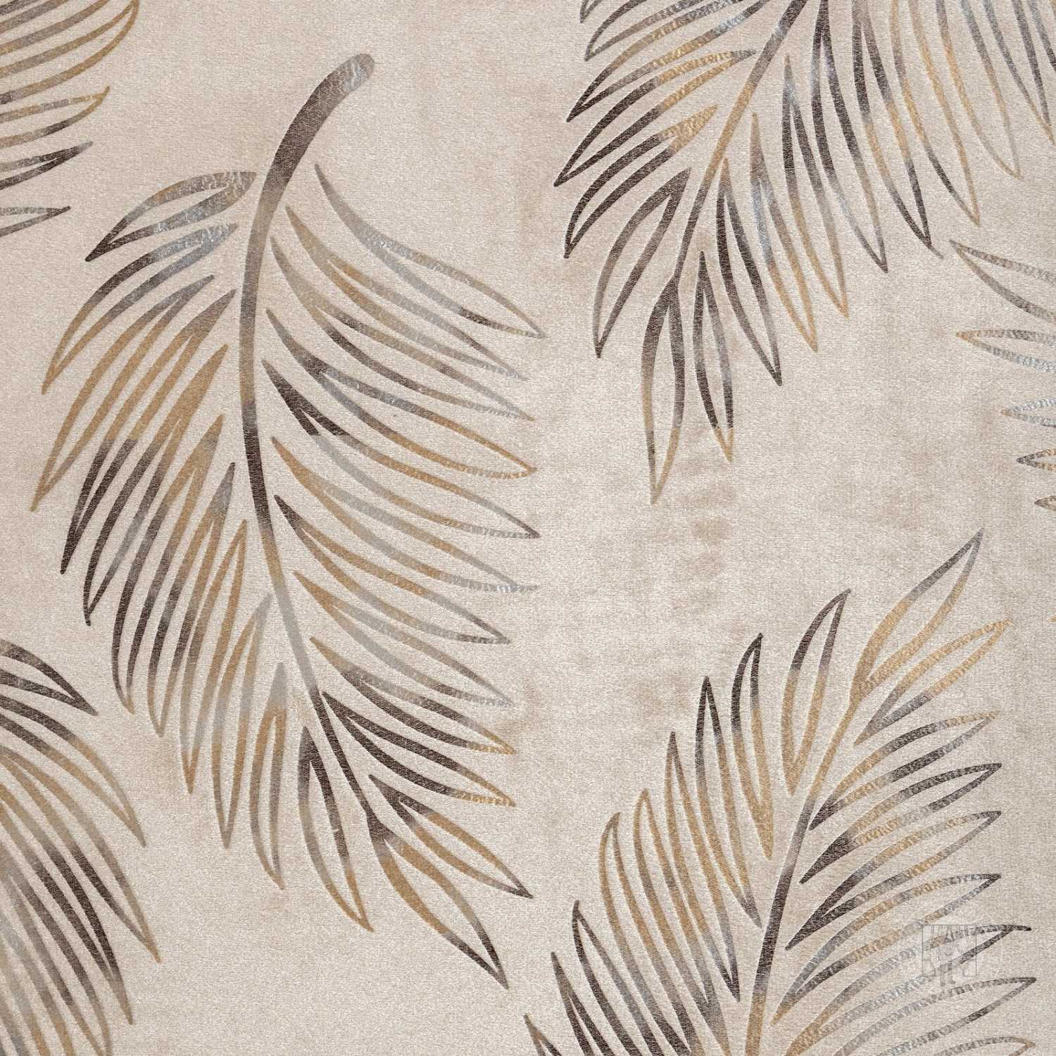 Záves IDALIA na krúžkoch 140x250 cm béžový/zlatý