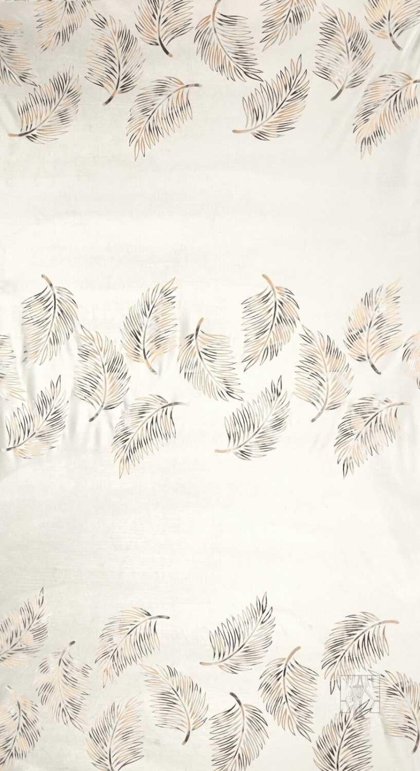 Záves IDALIA na krúžkoch 140x250 cm krémový/zlatý