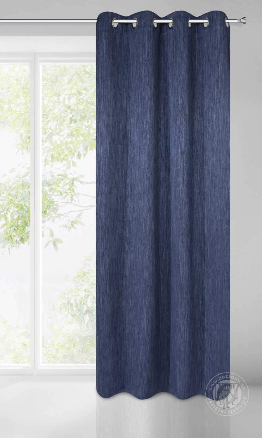 Záves ROSSIE na krúžkoch 140x250 cm granátový