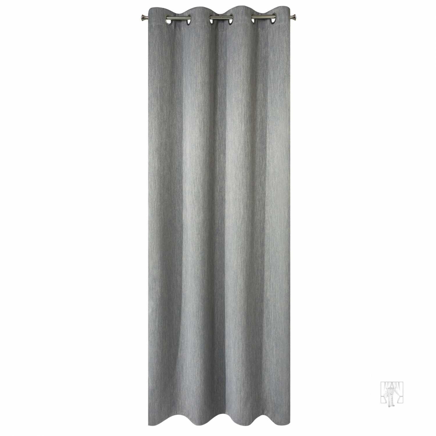 Záves ROSSIE na krúžkoch 140x250 cm oceľový