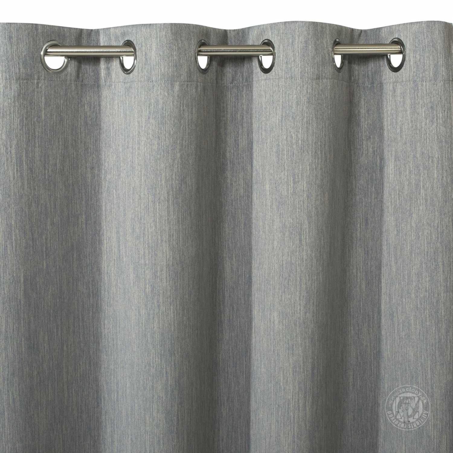 Záves ROSSIE na krúžkoch 140x250 cm oceľový