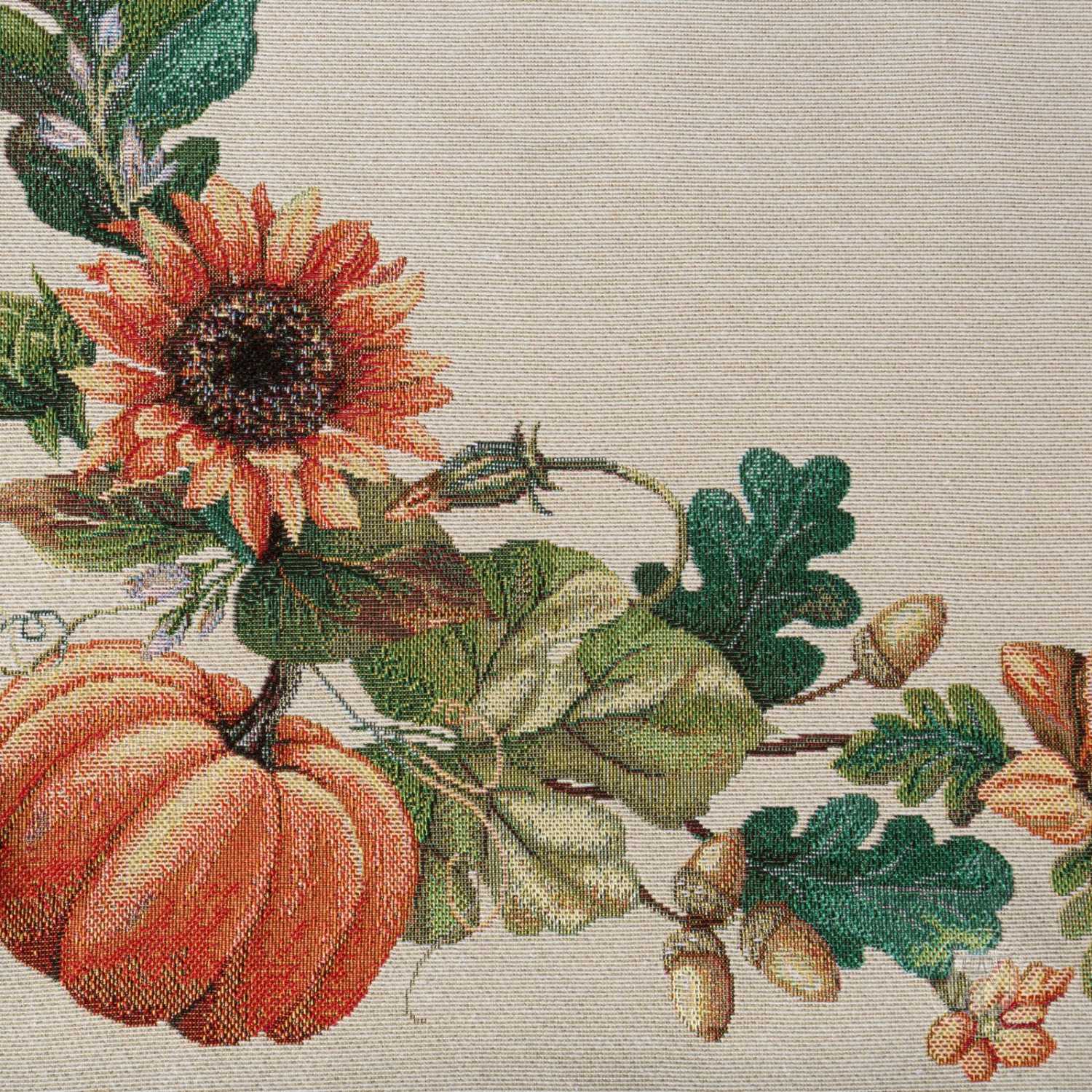 Gobelínový obrus 45x140cm s tekvicami a slnečnicami