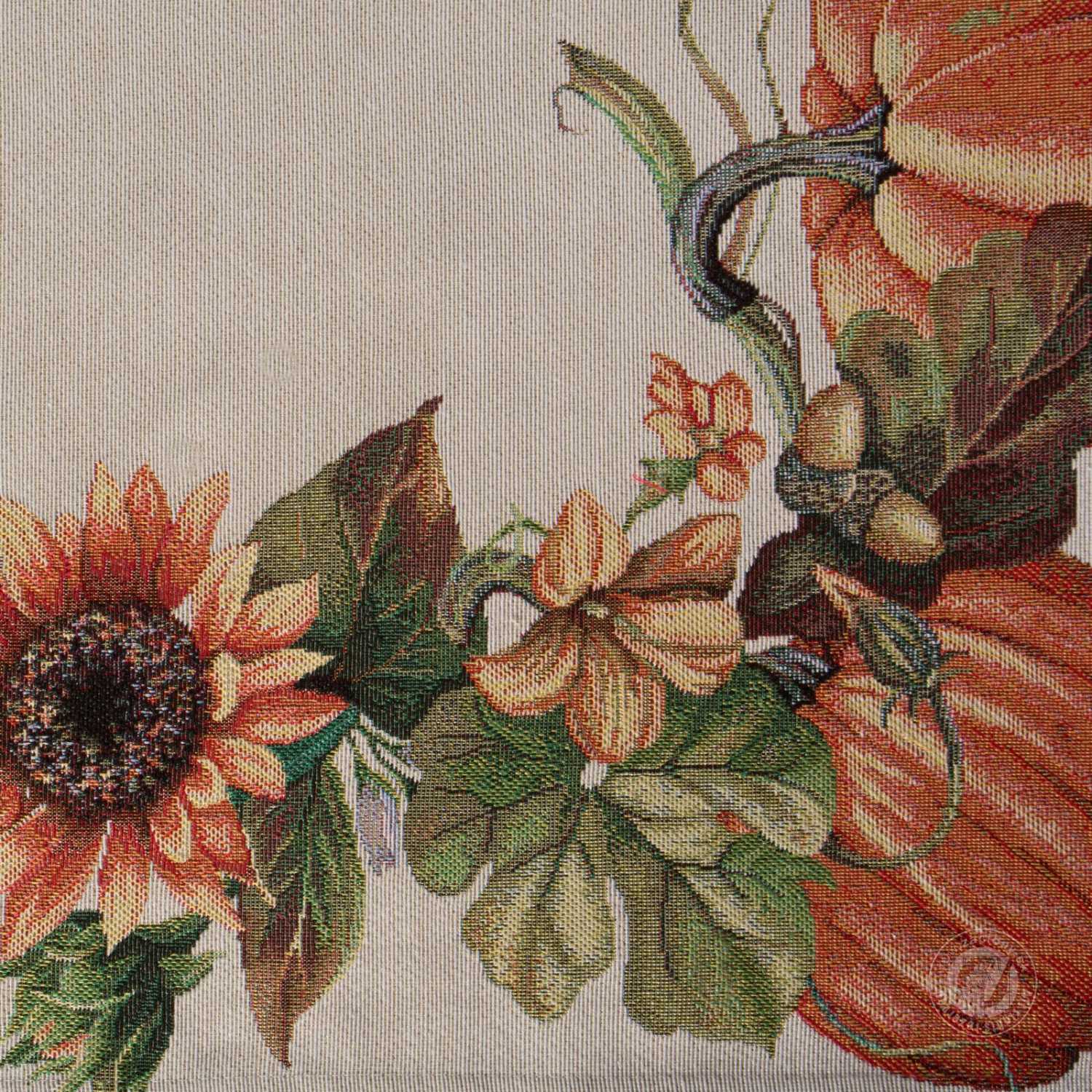 Gobelínový obrus 40x100cm s tekvicami a slnečnicami