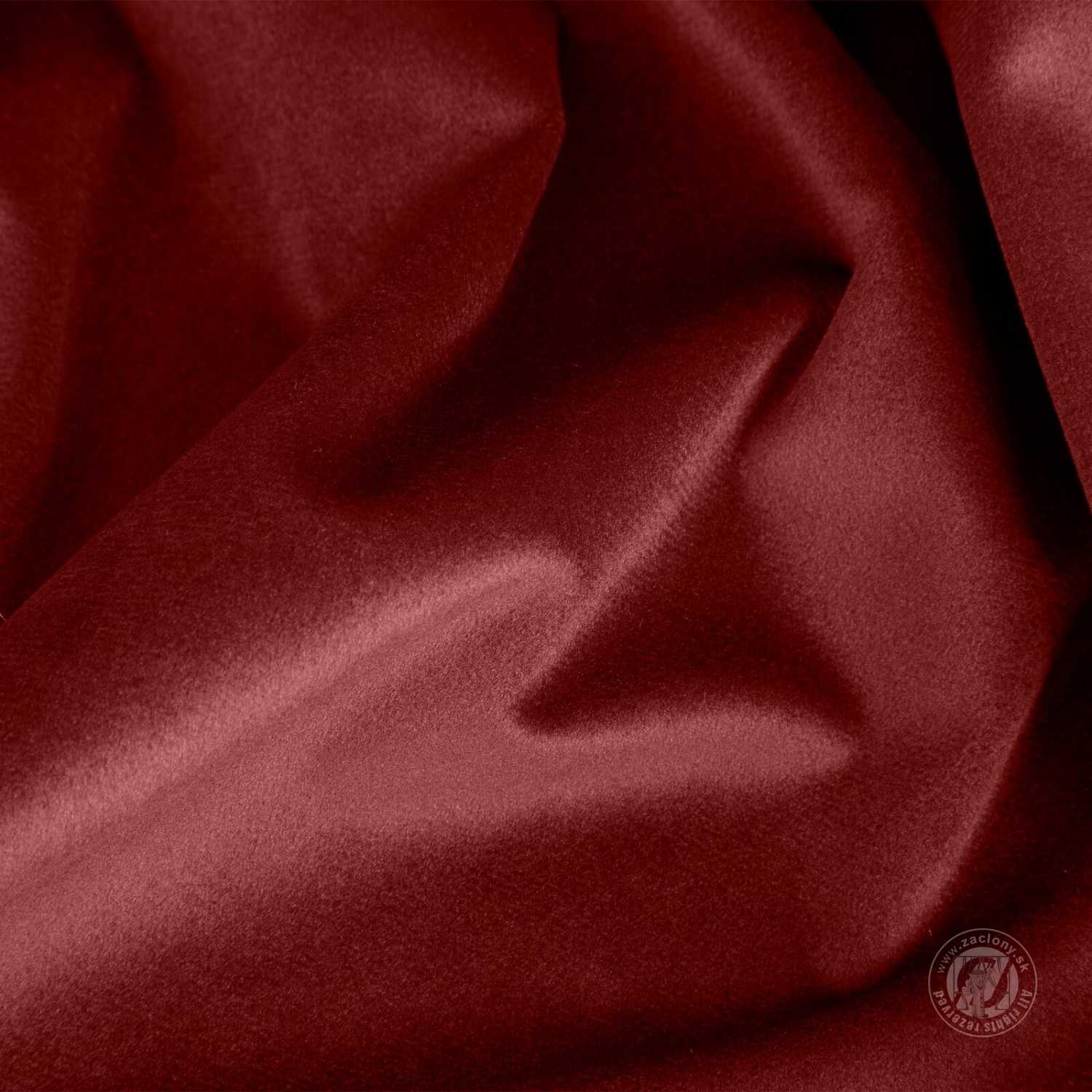 Záves CARMEN na krúžkoch s úchytkou 140x270 cm bordový