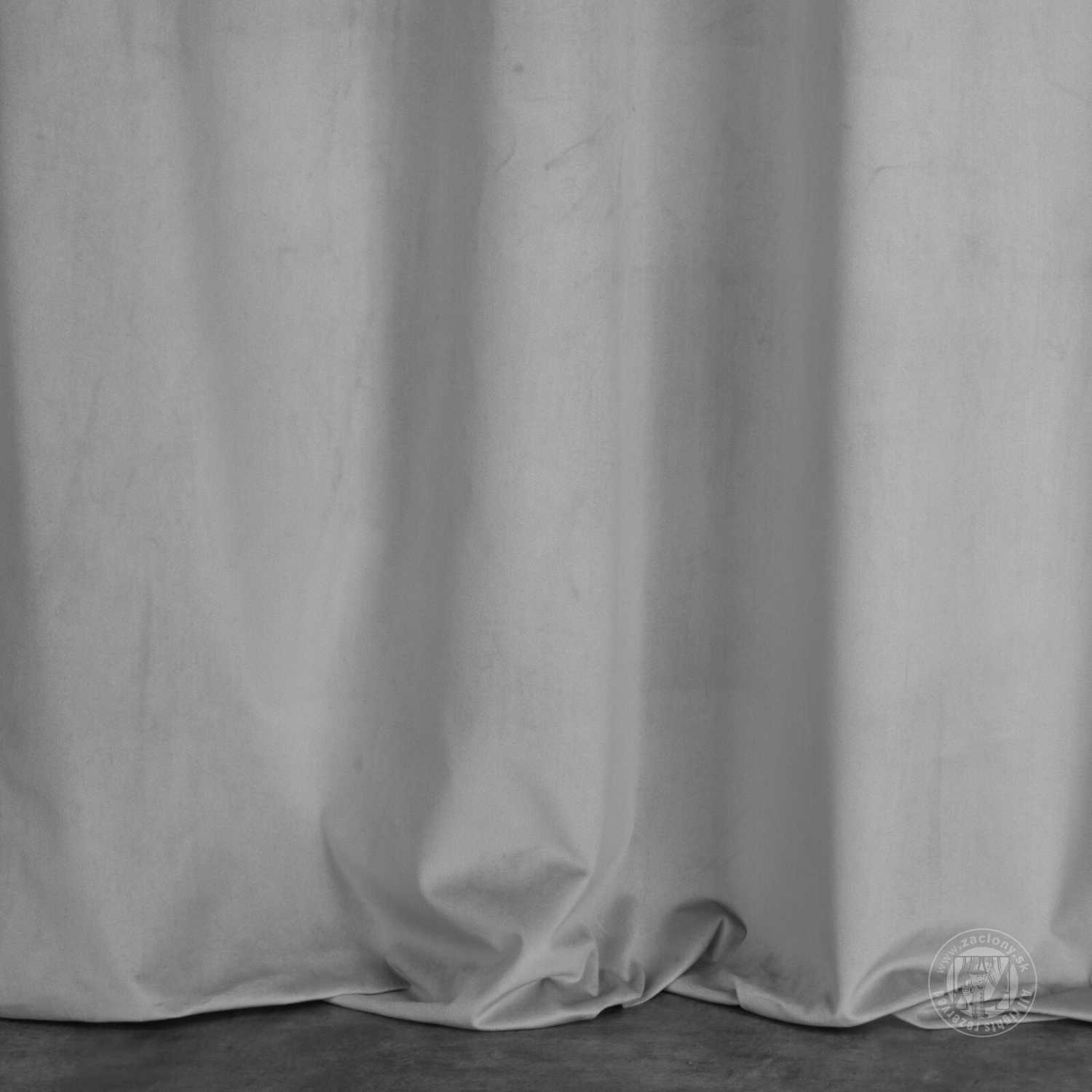 Záves CARMEN na krúžkoch s úchytkou 140x270 cm sivý