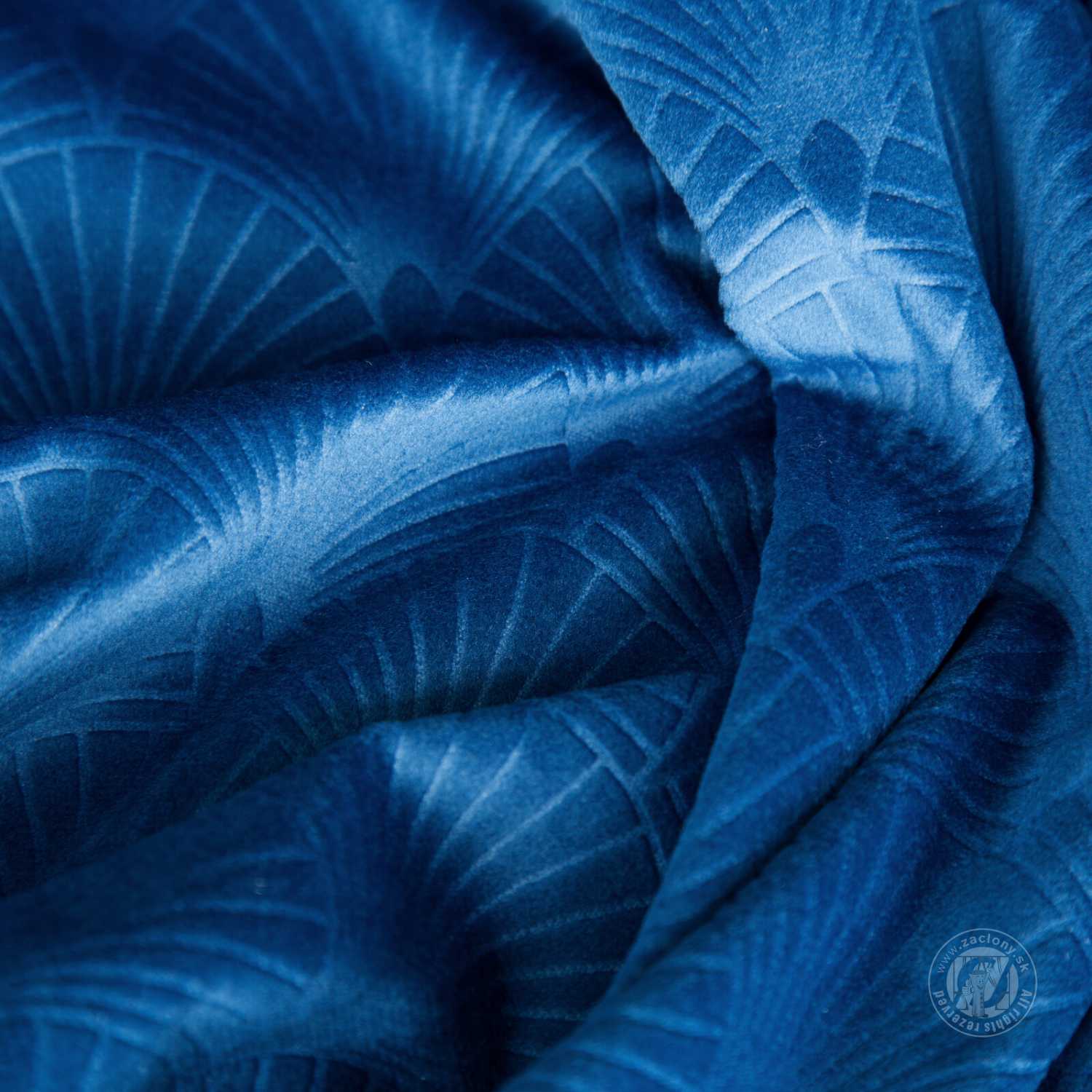 Záves JULIA na krúžkoch 140x250 cm modrý