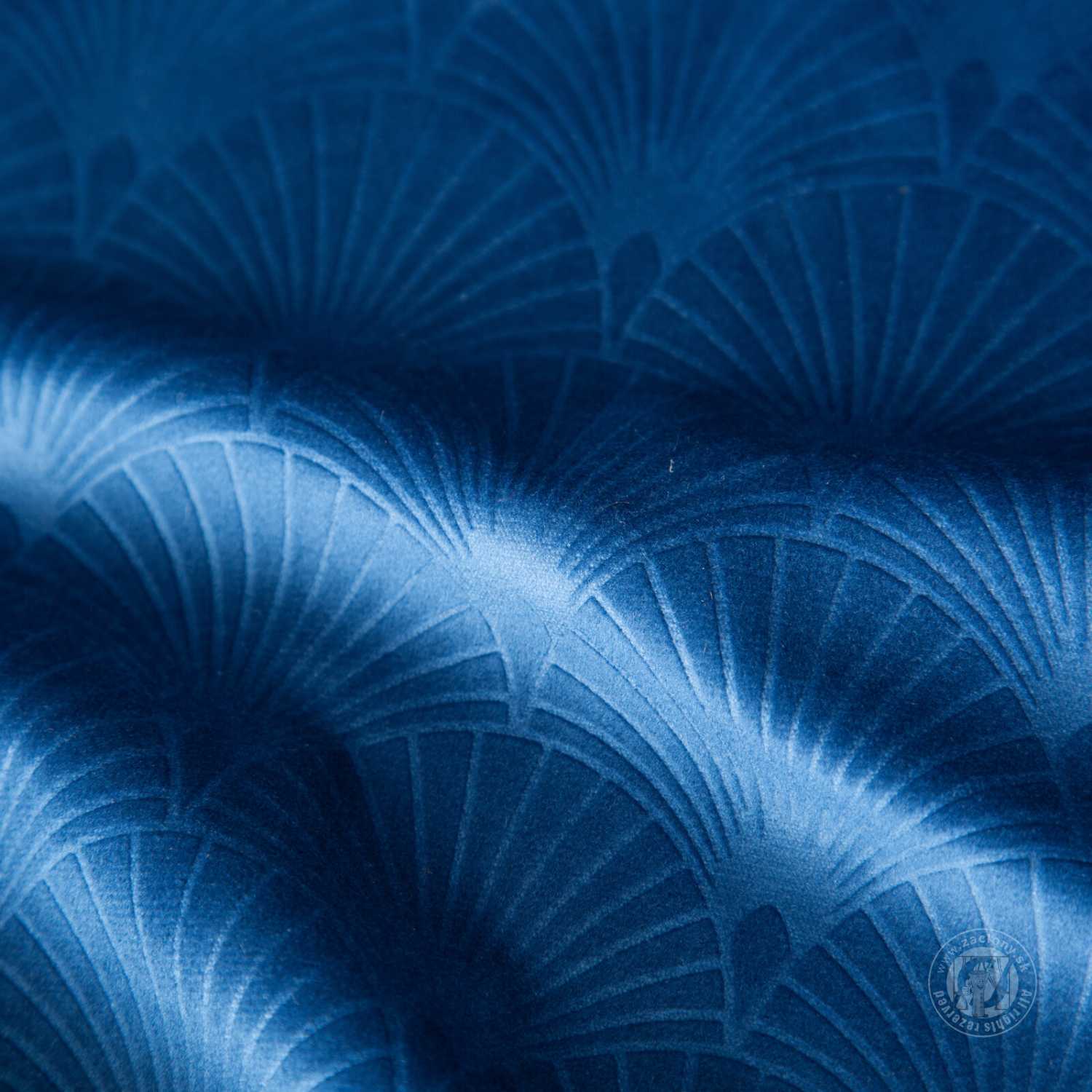 Záves JULIA na krúžkoch 140x250 cm modrý