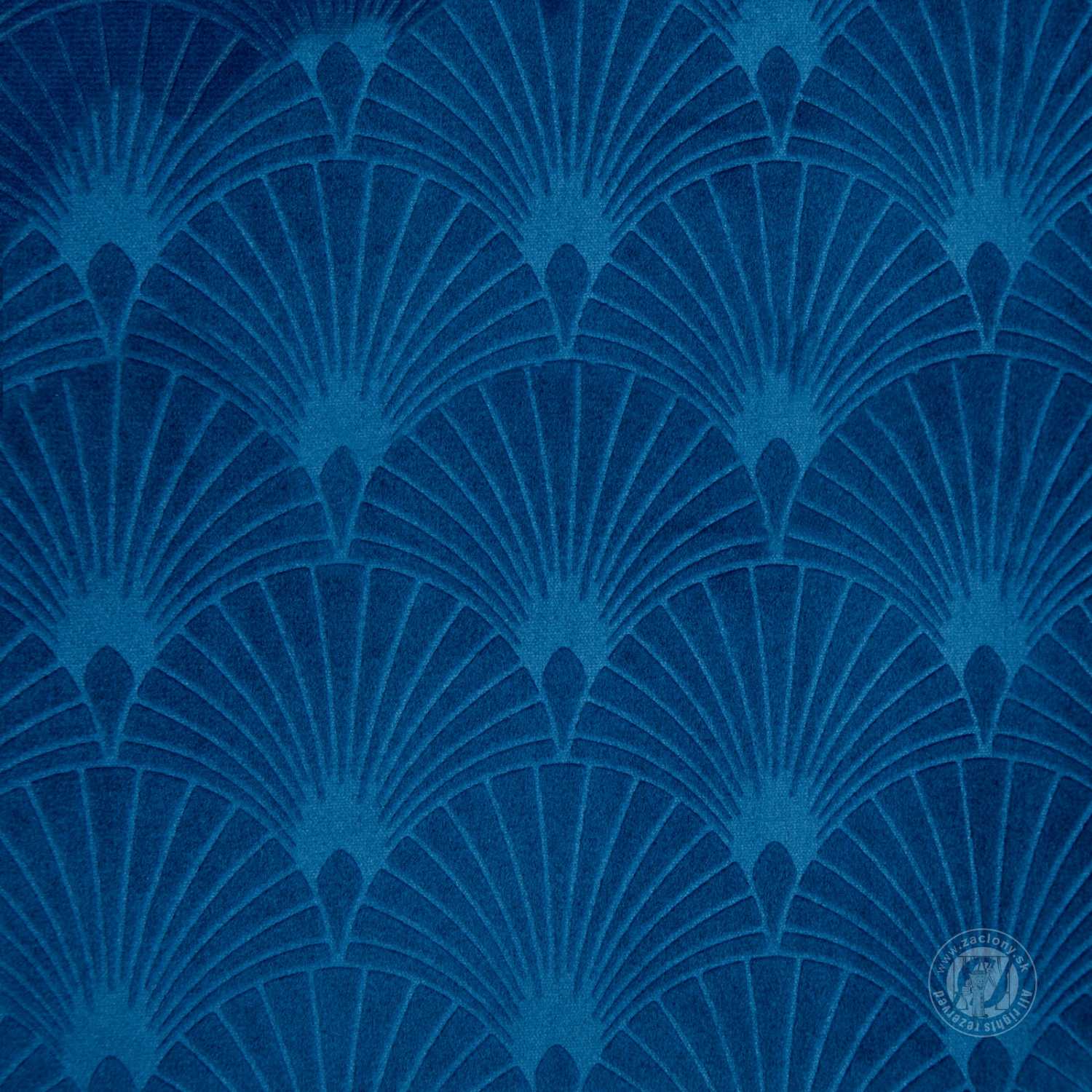 Záves JULIA na krúžkoch 140x250 cm modrý