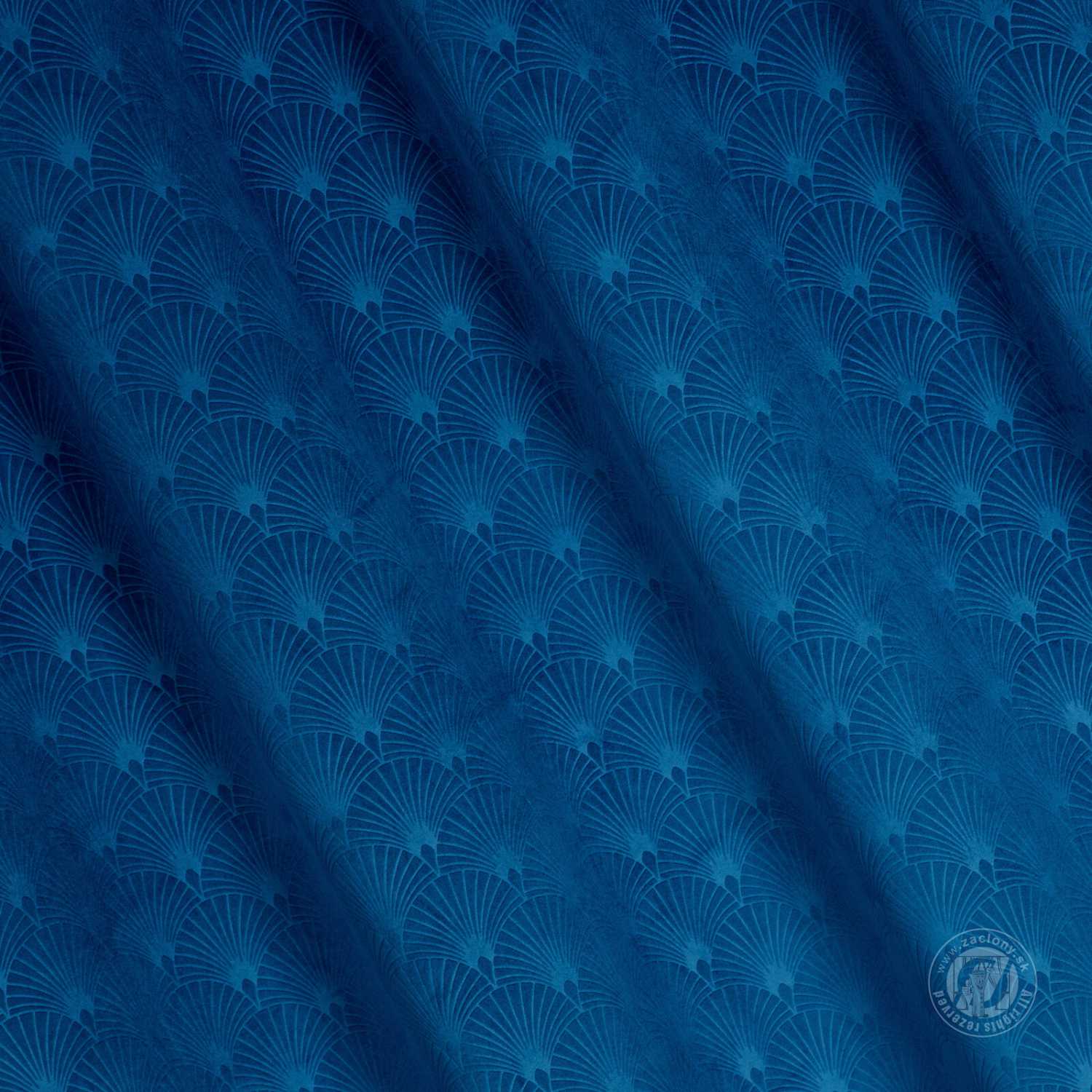 Záves JULIA na krúžkoch 140x250 cm modrý