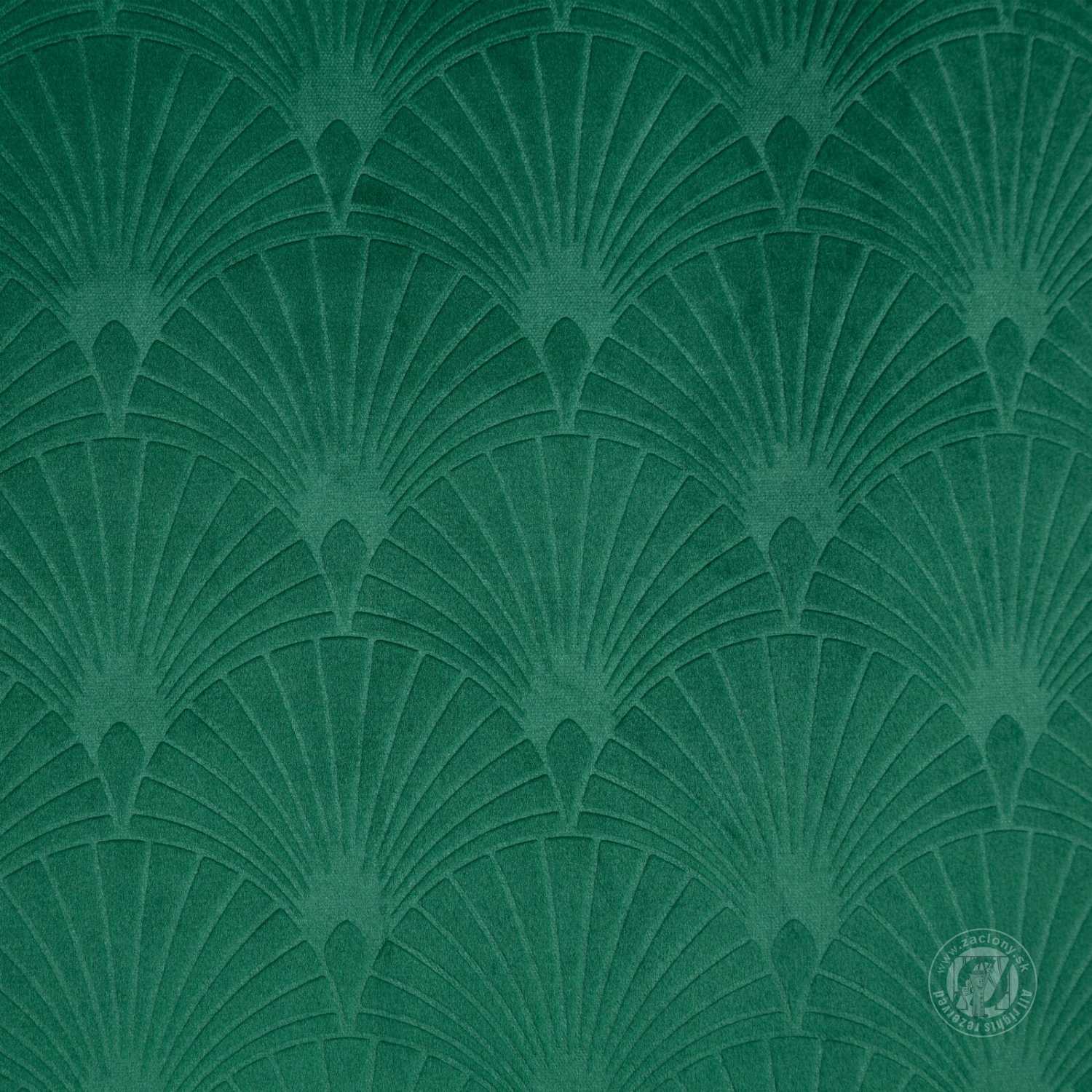 Záves JULIA na krúžkoch 140x250 cm zelený