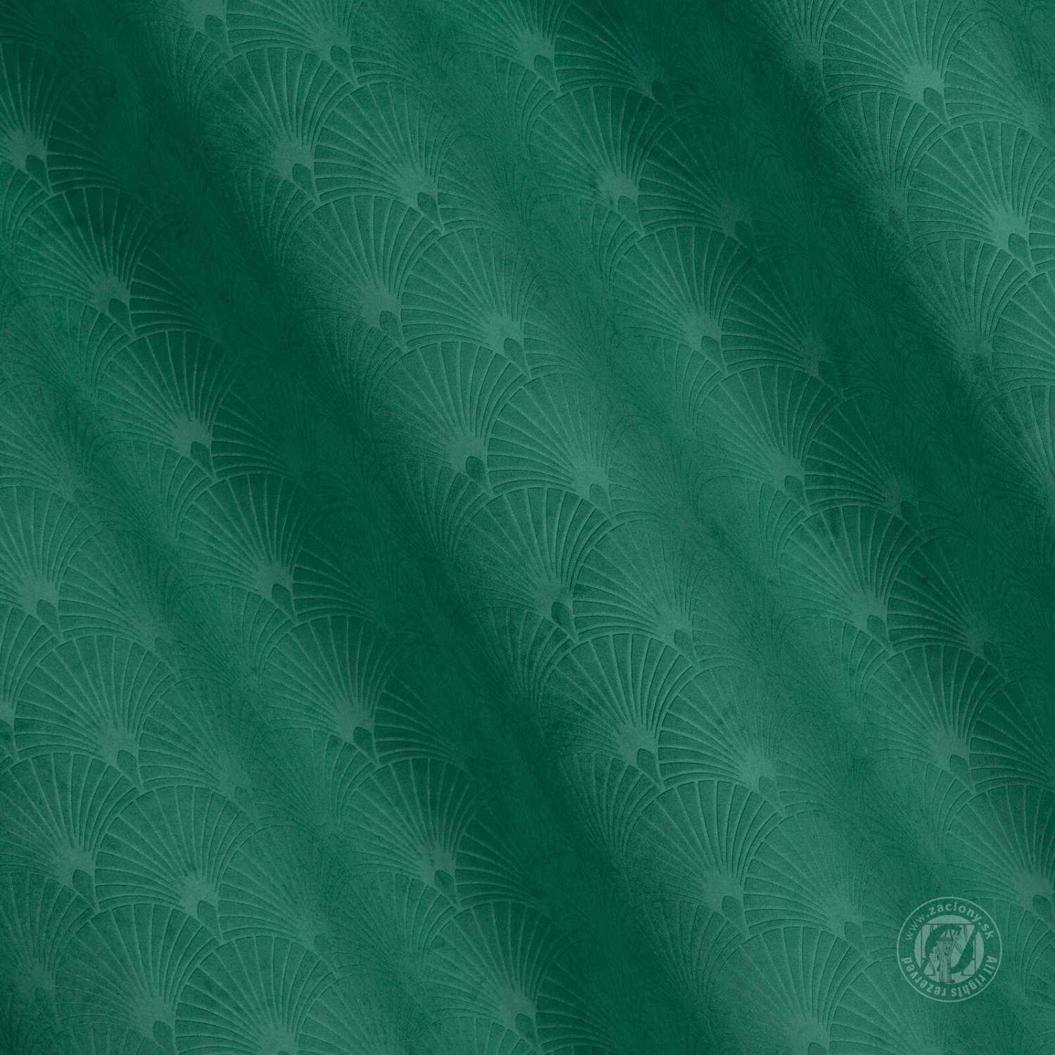 Záves JULIA na krúžkoch 140x250 cm zelený