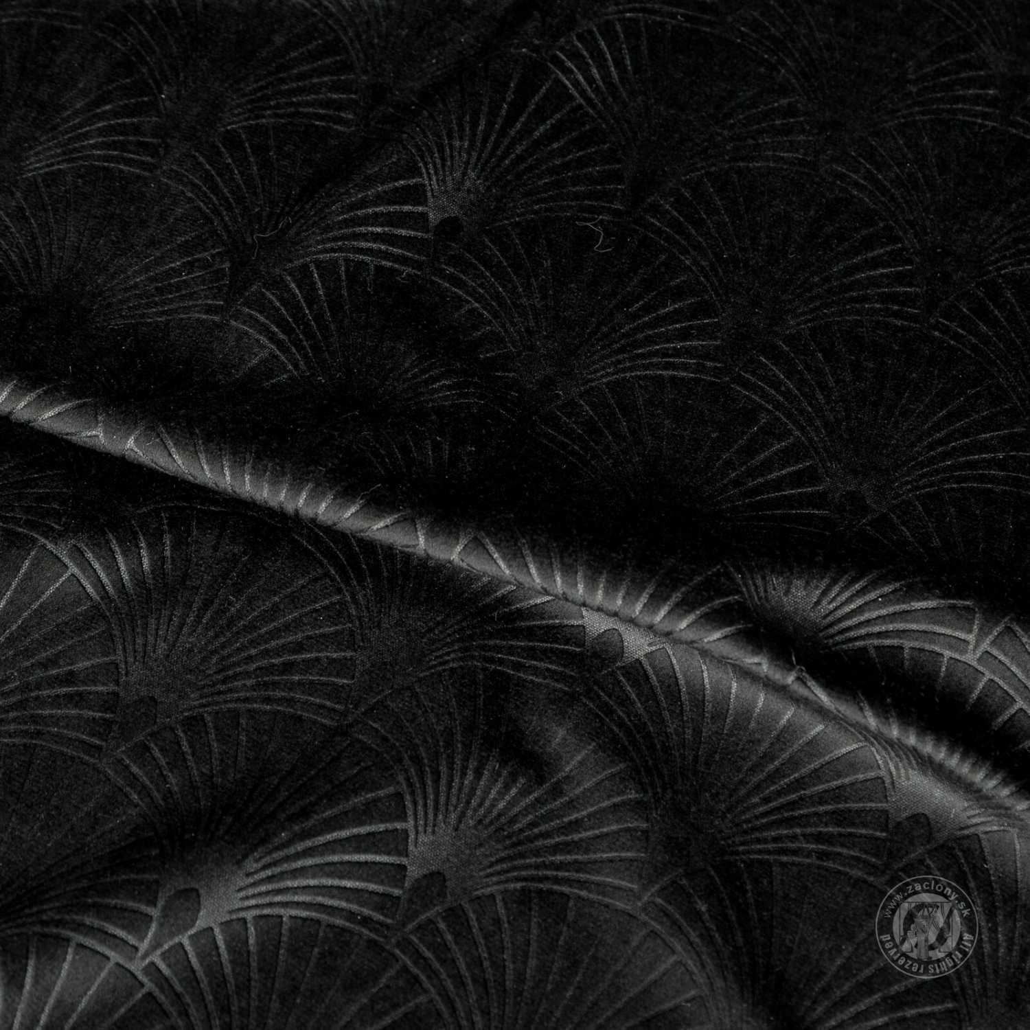 Záves JULIA na krúžkoch 140x250 cm čierny