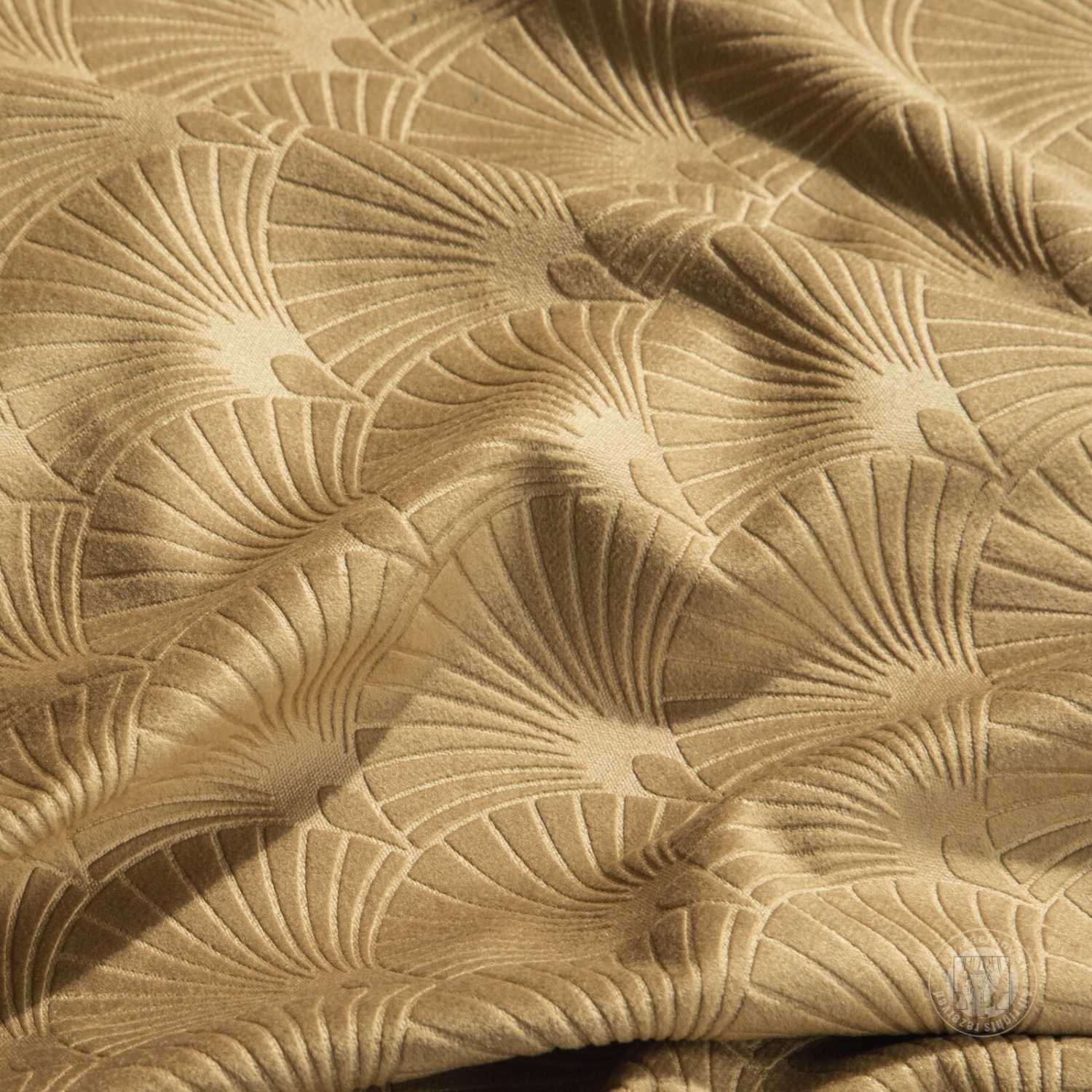 Záves JULIA na krúžkoch 140x250 cm horčicový