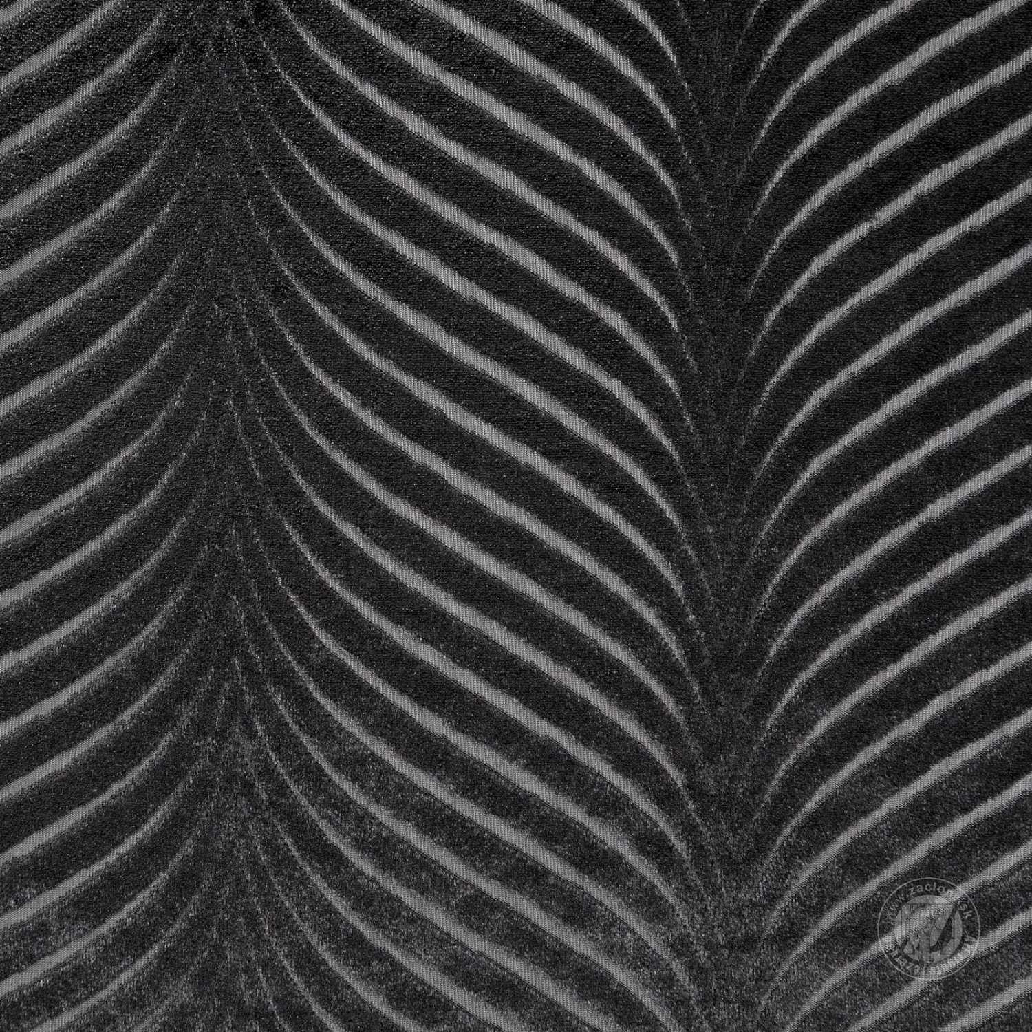 Záves LUSSI na krúžkoch 140x250 cm čierny