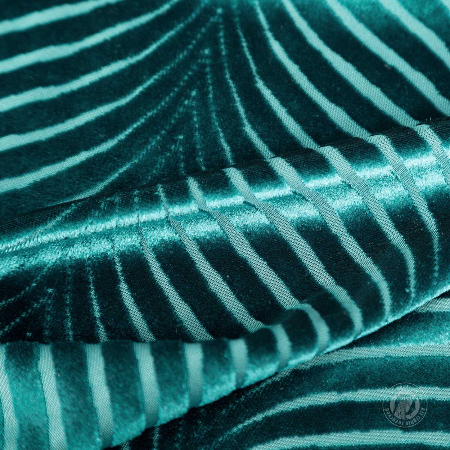 Záves LUSSI na krúžkoch 140x250 cm tmavotyrkysový