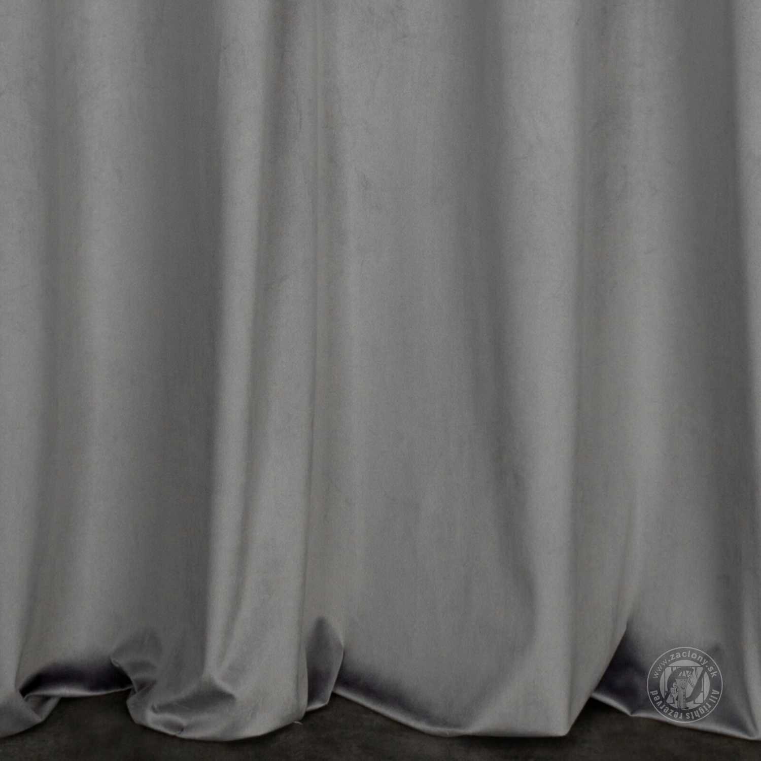 Záves LIZA na krúžkoch 140x250 cm oceľový/zlatý