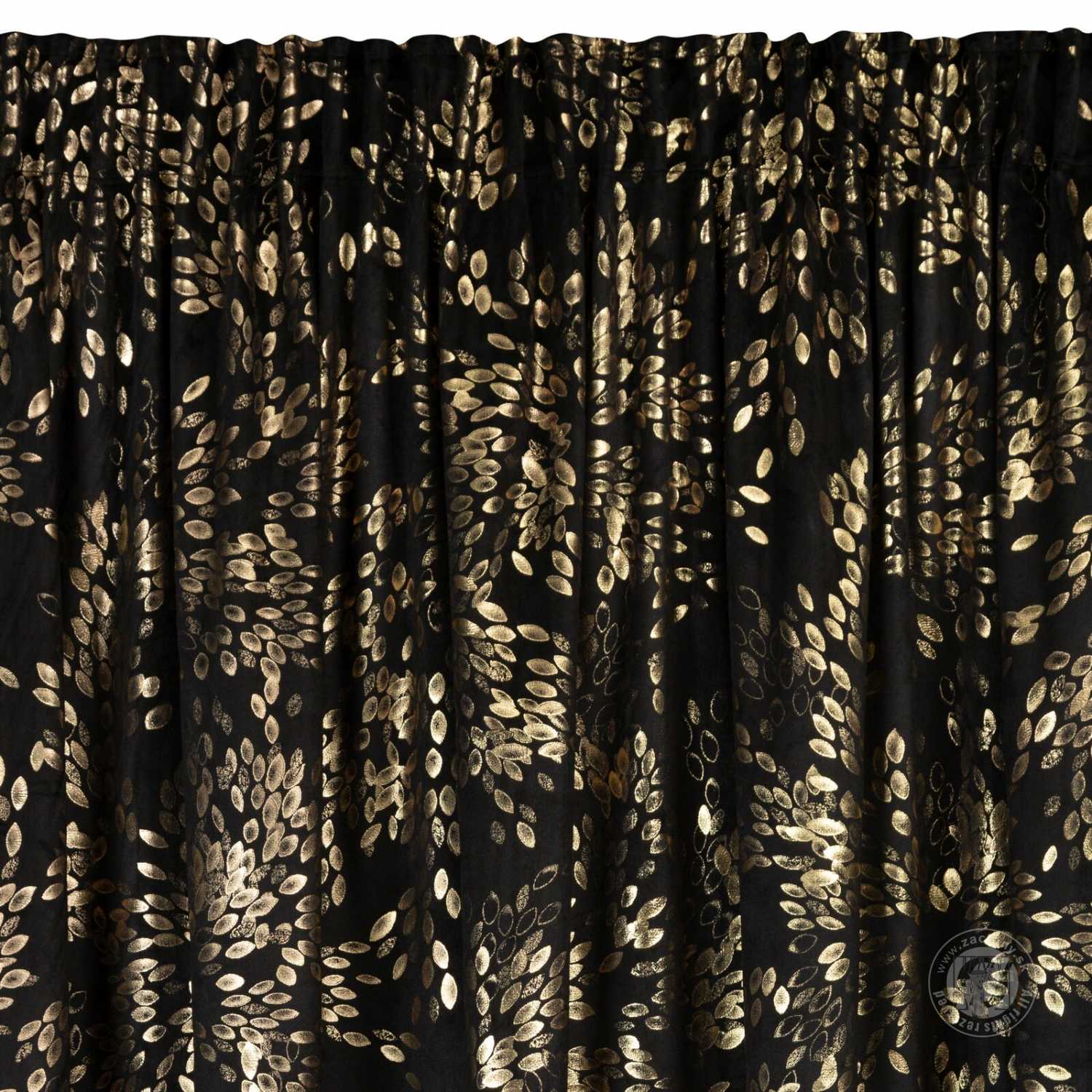 Záves FELIS na páske 140x270 cm čierny