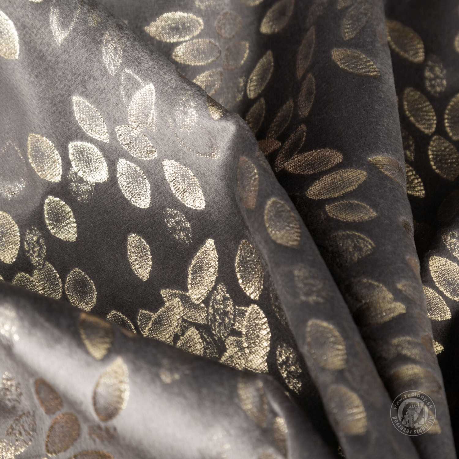 Záves FELIS na páske 140x270 cm grafitový