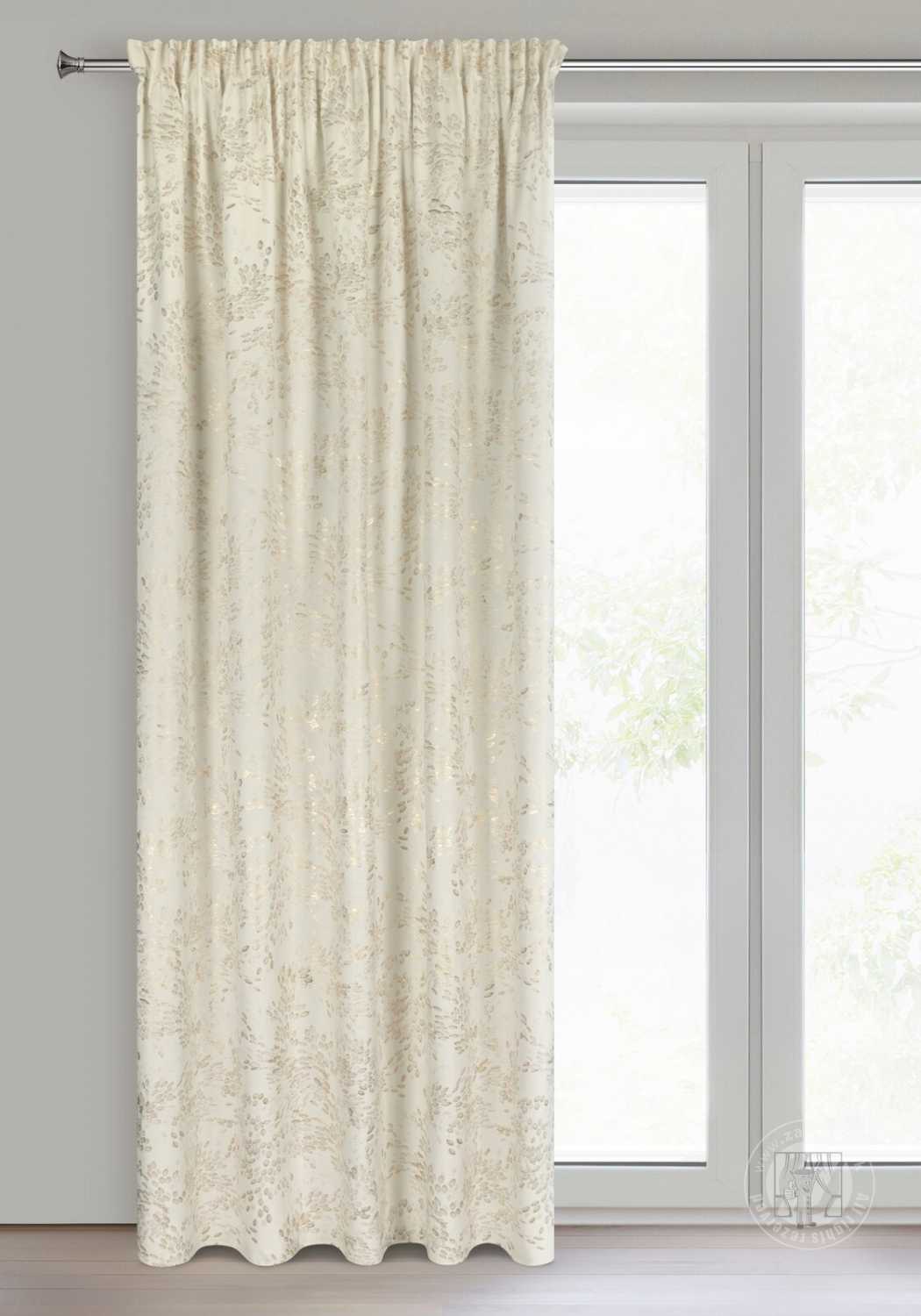 Záves FELIS na páske 140x270 cm krémový