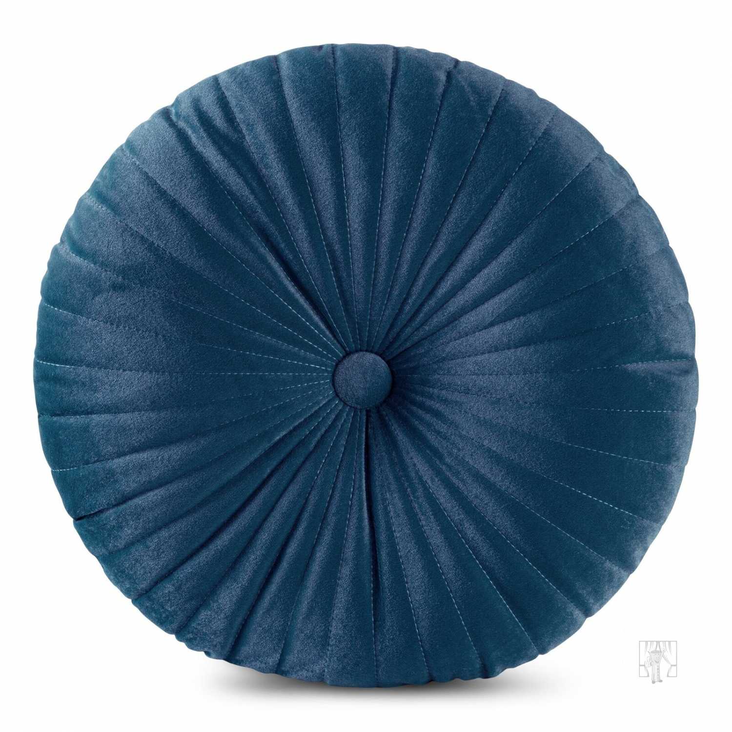 Okrúhly vankúš VELVET ∅ 40 cm granátový