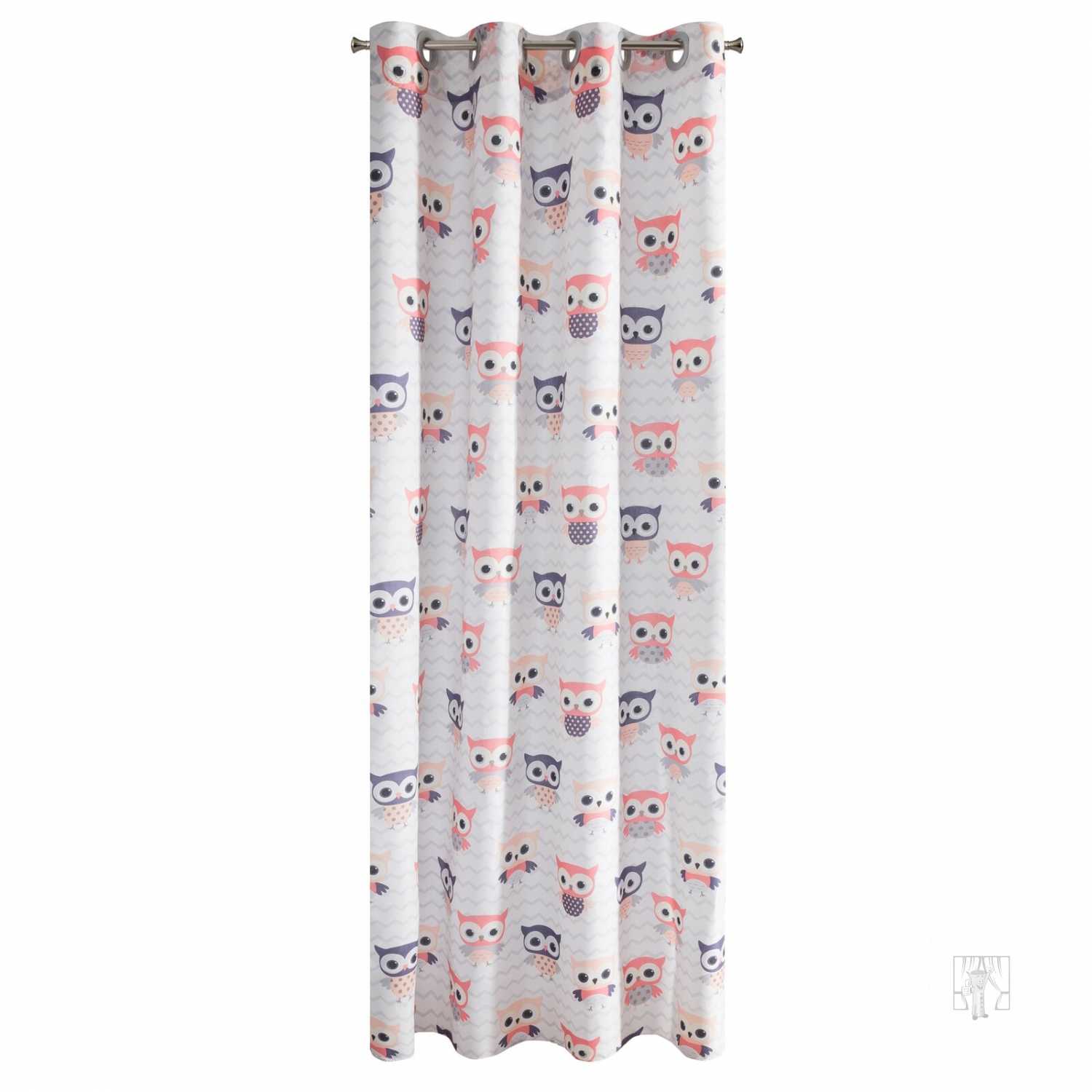 Záves MERRY na krúžkoch 140x250 cm biely/farebný