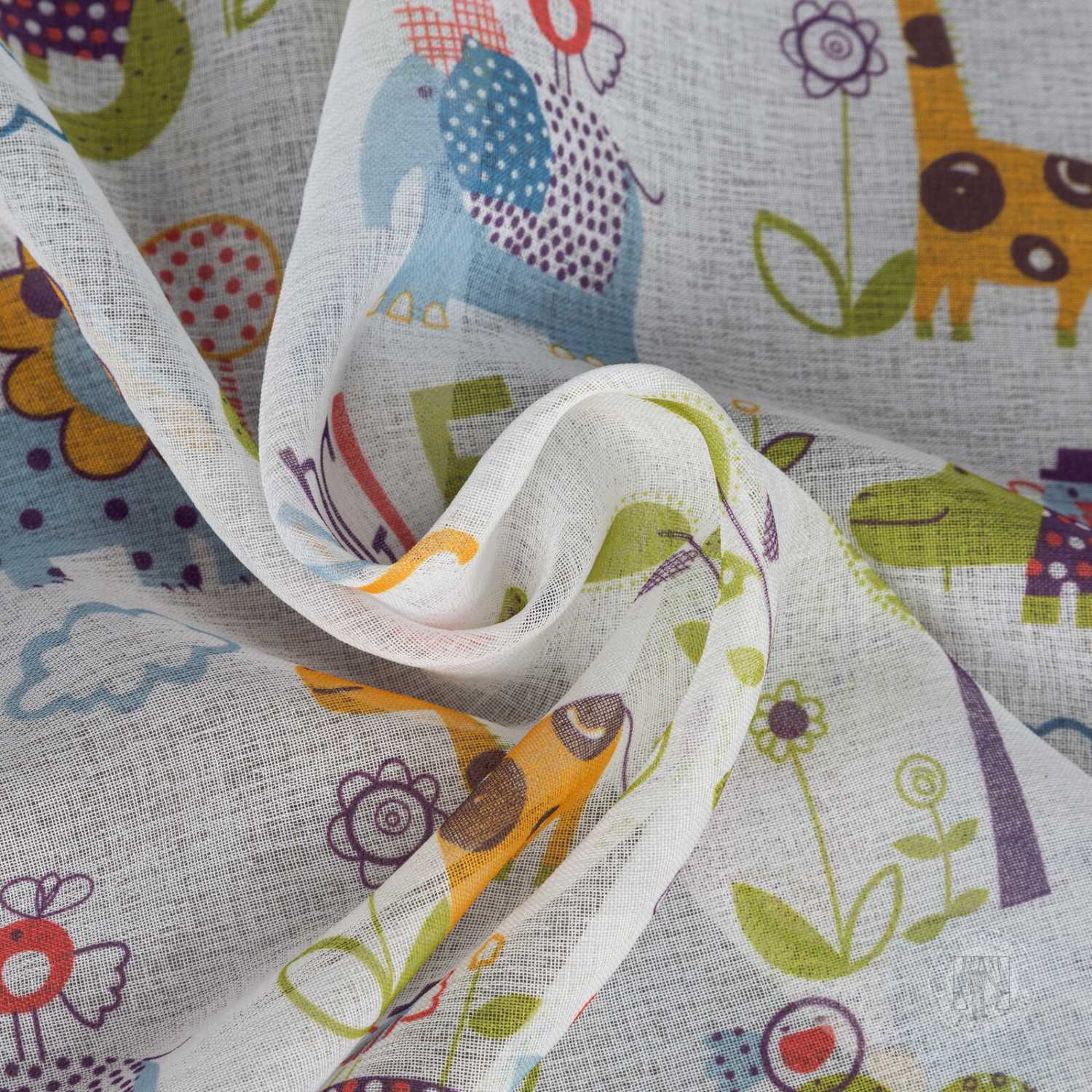 Záves BILLY na krúžkoch 140x250 cm biely/farebný