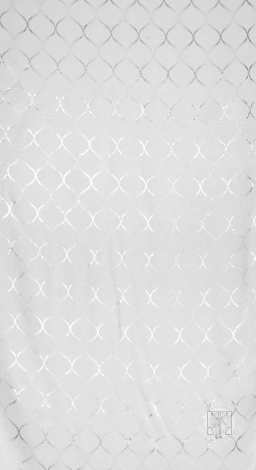  Záves MILI na páske 140x270 cm biely/strieborný