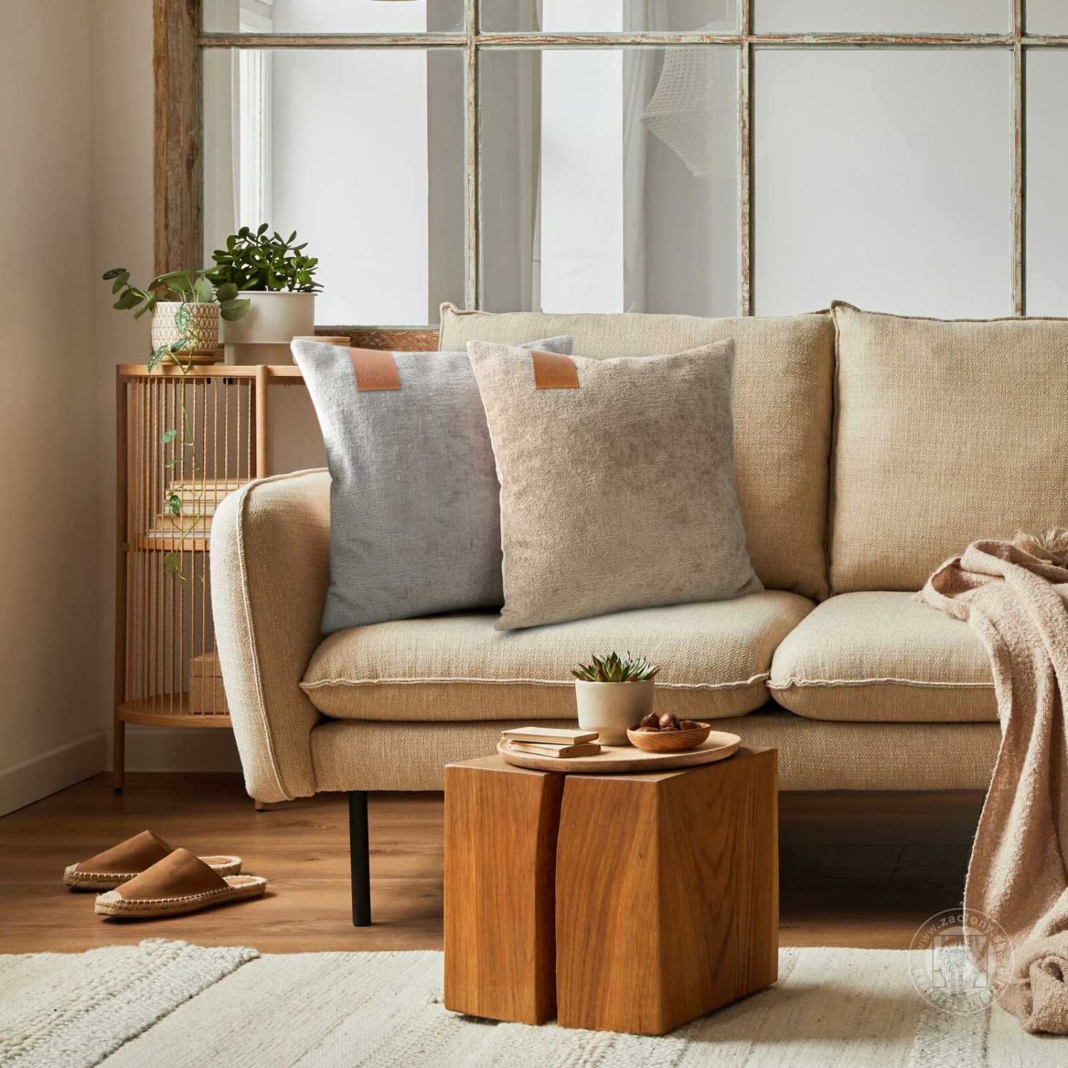 Obliečka na vankúš SZENIL 45x45 šedá