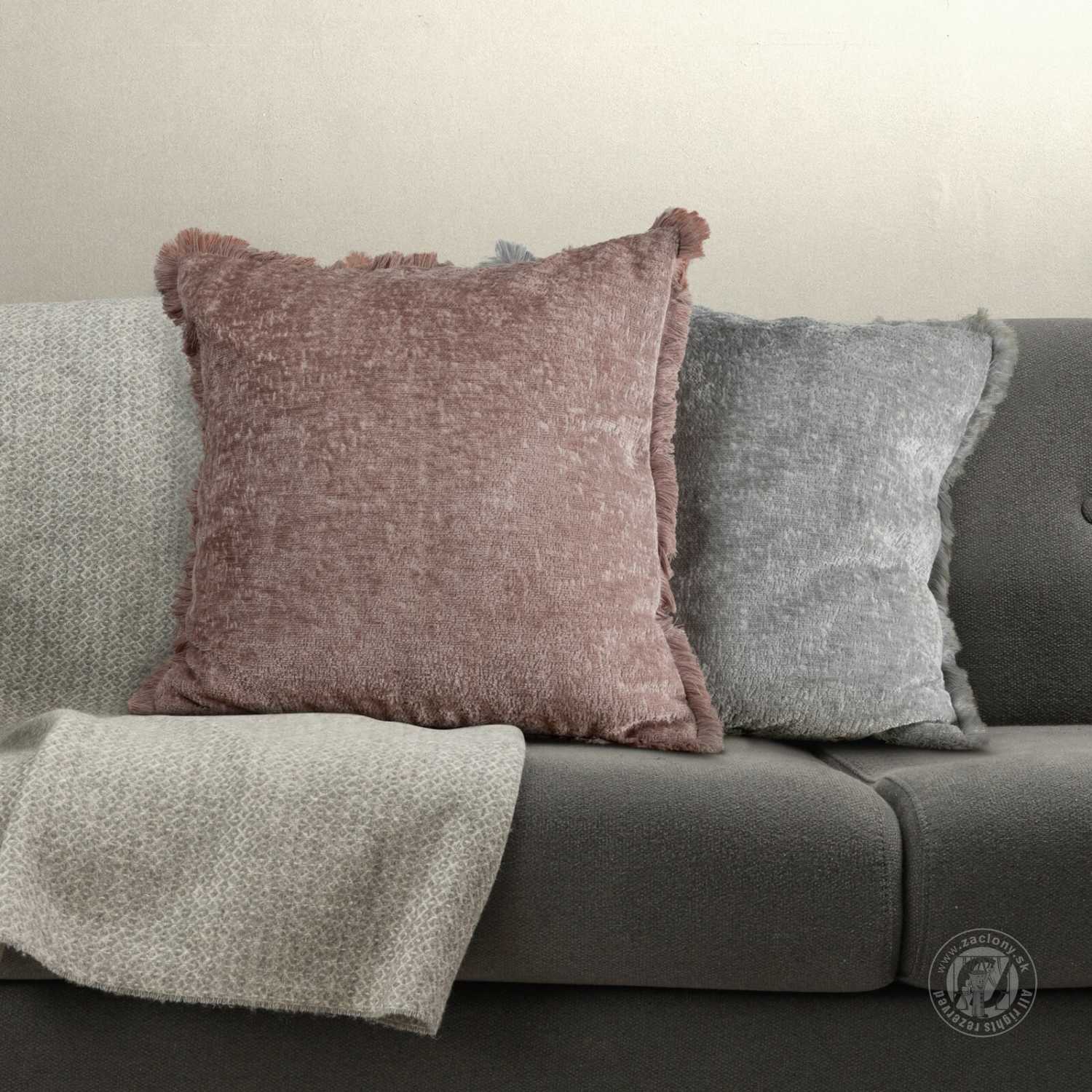 Obliečka na vankúš ADIA 45x45 cm púdrová